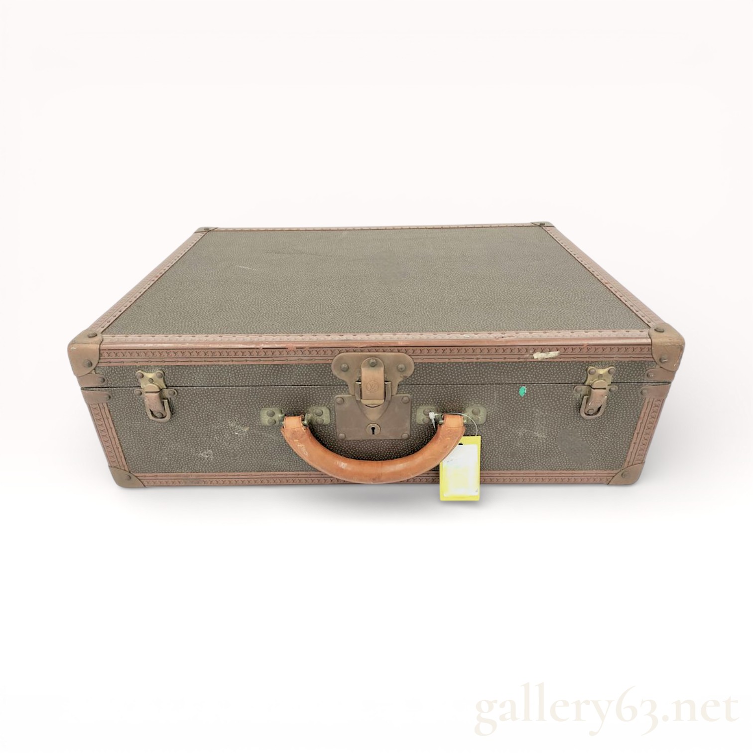 Louis Vuitton Vintage Grained Canvas Hard-Sided Suitcase