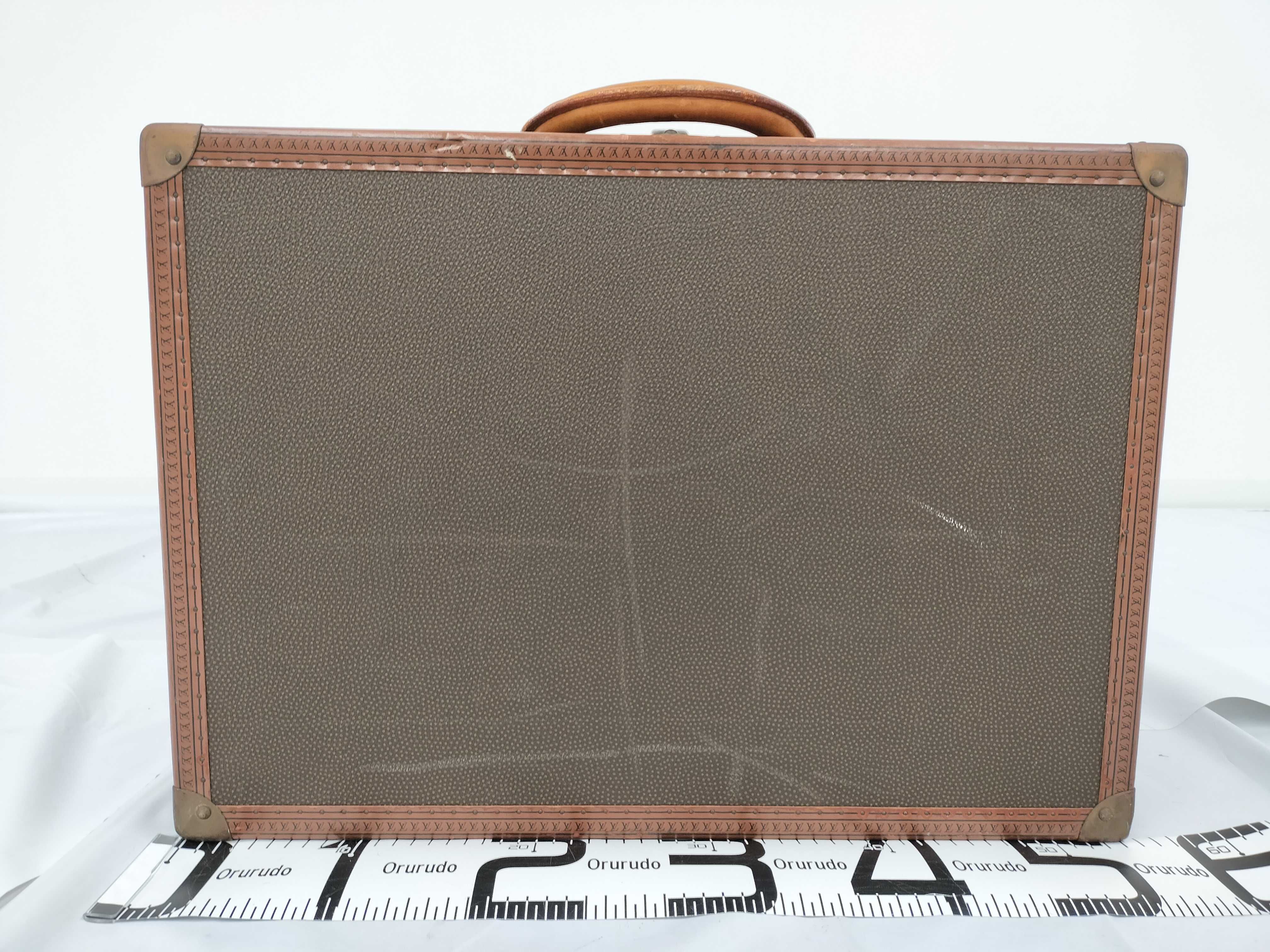 Louis Vuitton Vintage Grained Canvas Hard-Sided Suitcase