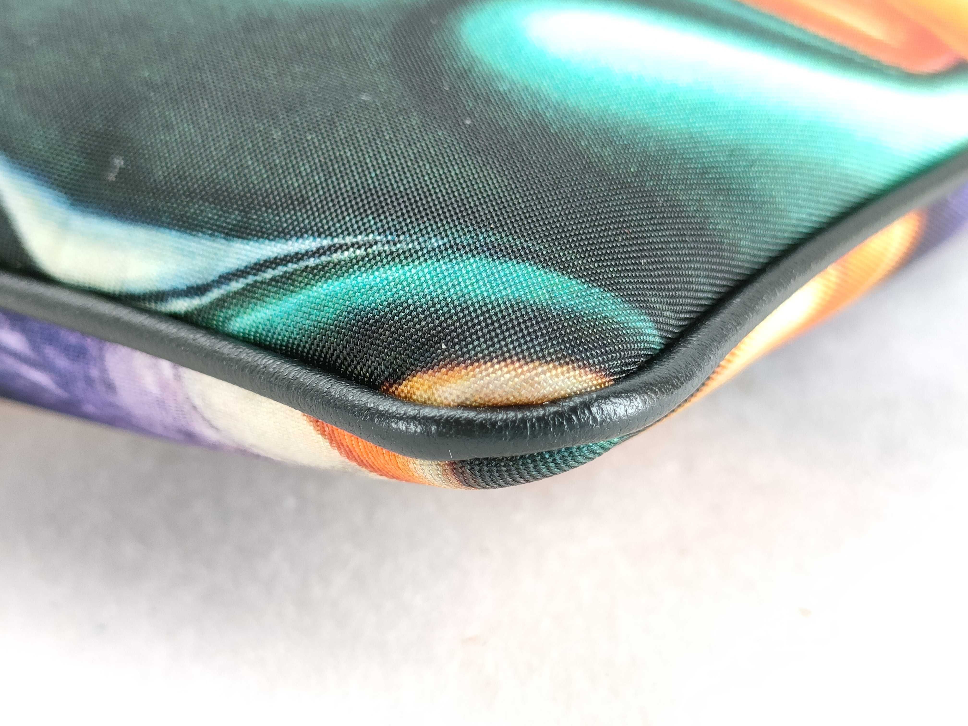 Christian Dior Kenny Scharf Multicolor Printed Nylon Travel Pouch