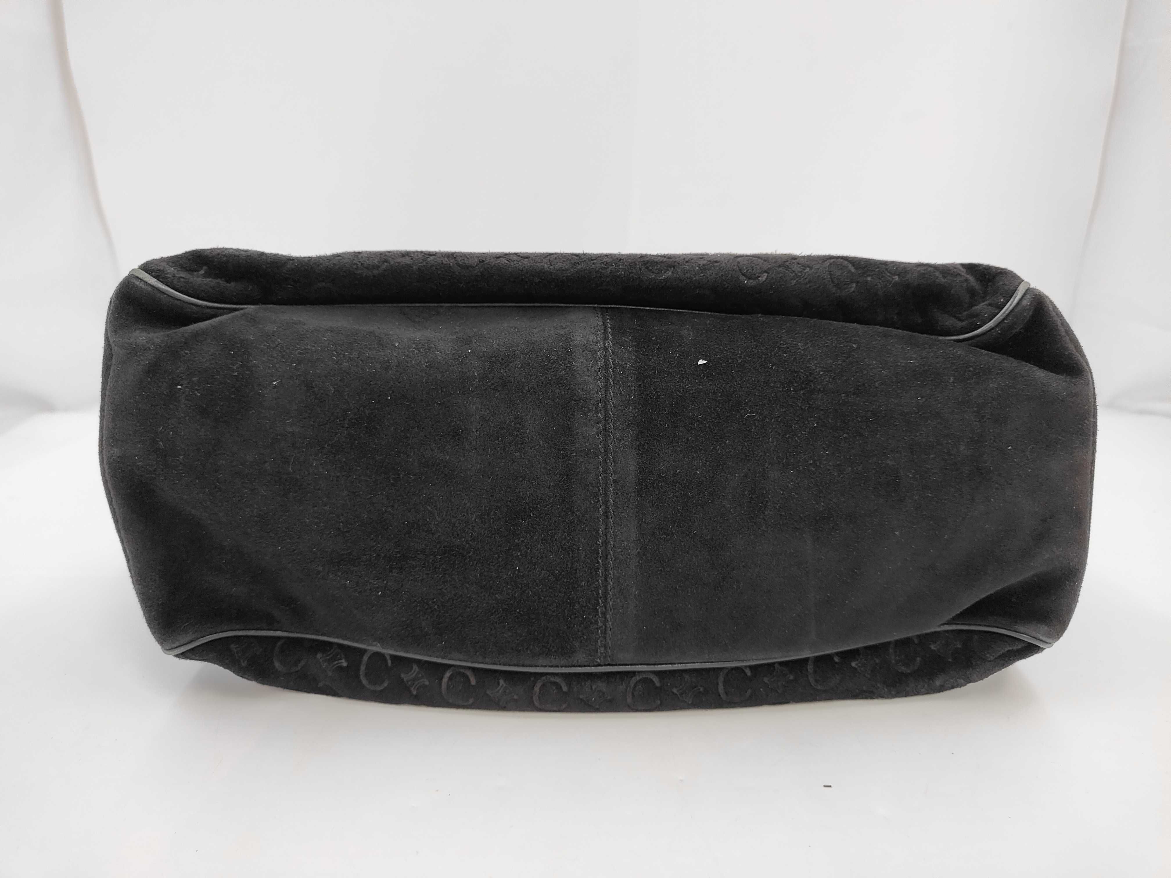 Celine Black Suede Macadam Boogie Bag