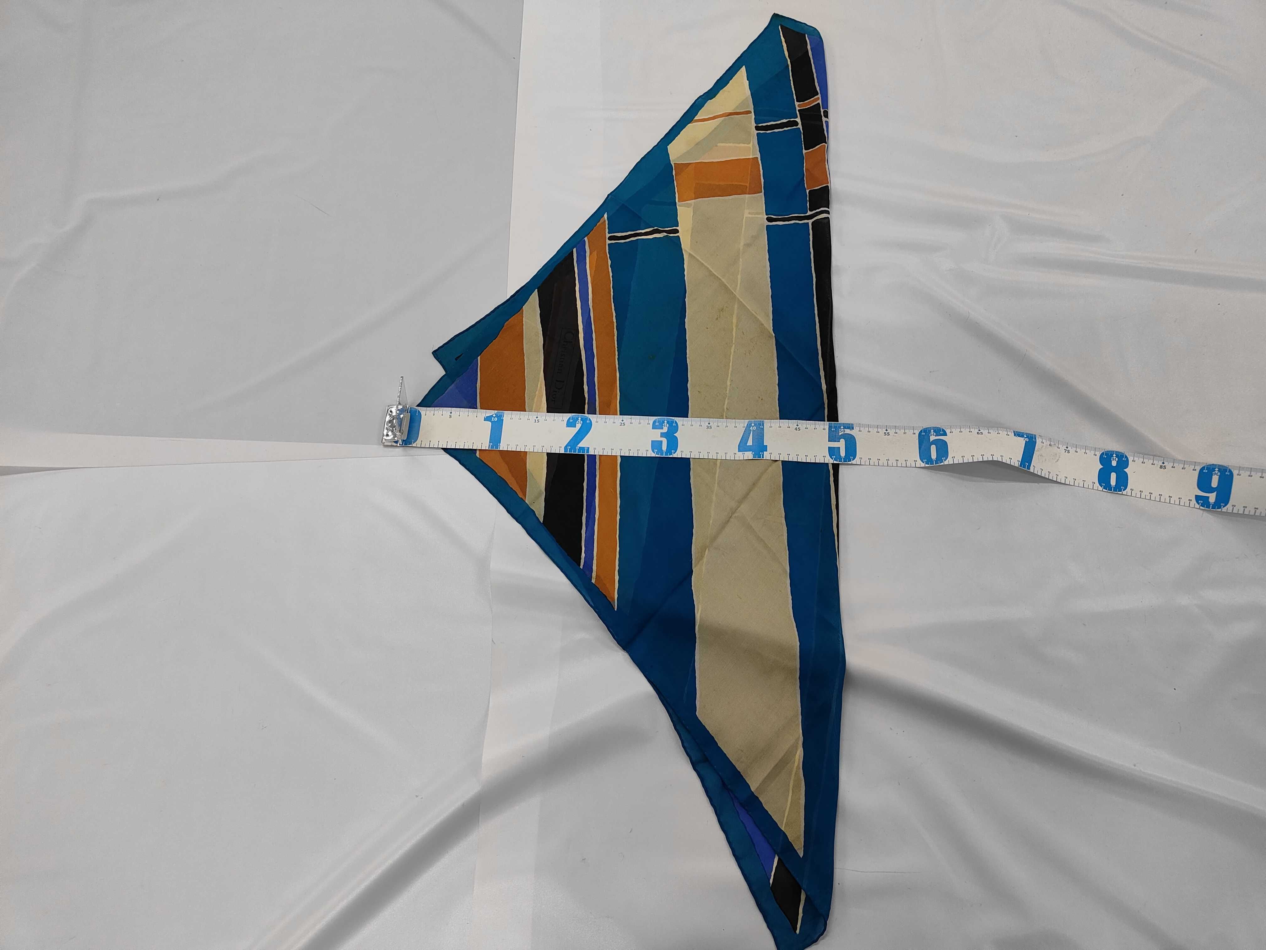 Two Christian Dior Silk Scarves