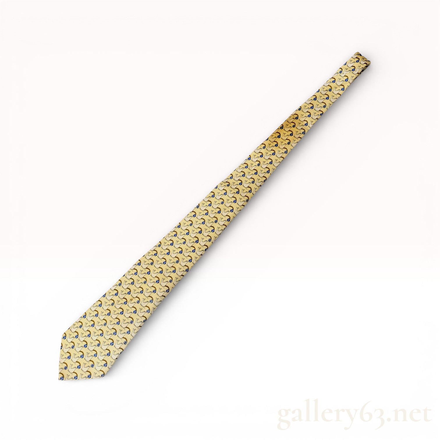 Chanel Silk Necktie, Seal and Beach Ball Pattern