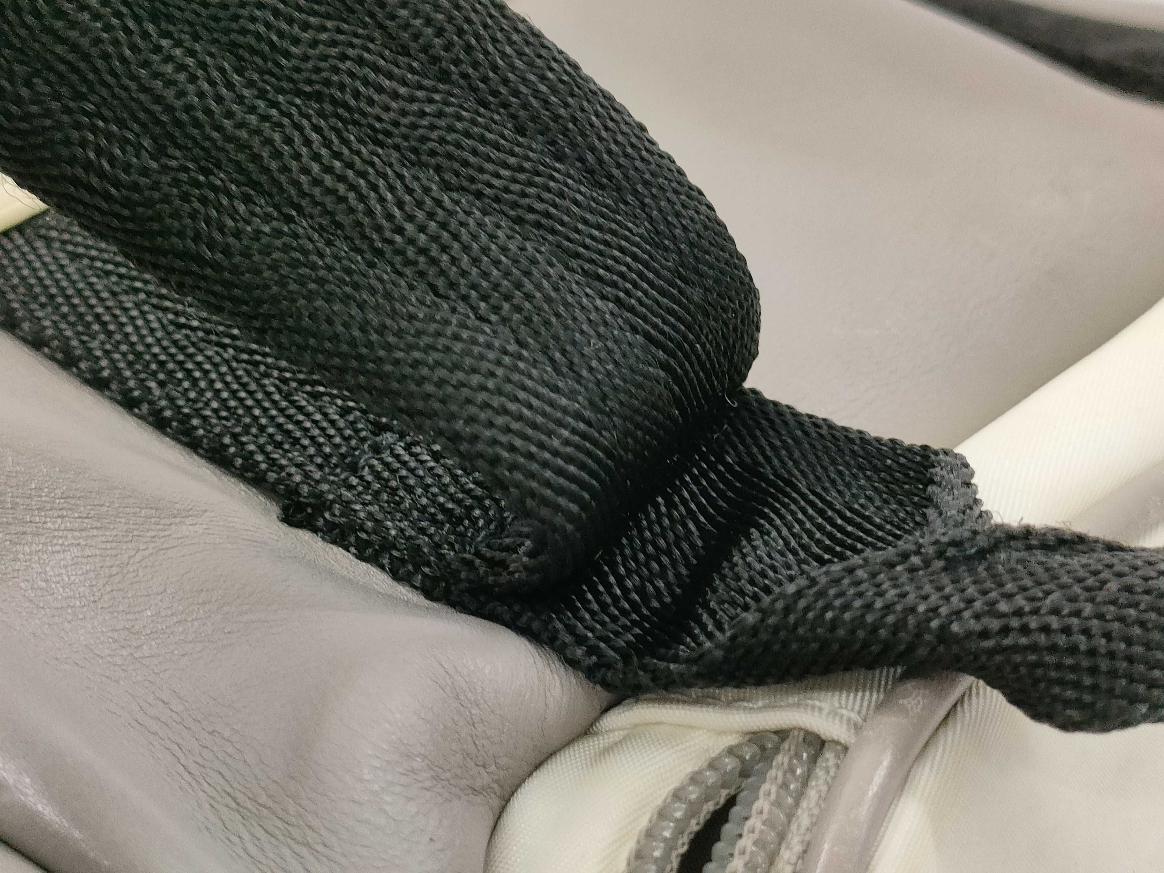 Chanel Vintage Sport Line Nylon Backpack, Cream, Gray, and Black