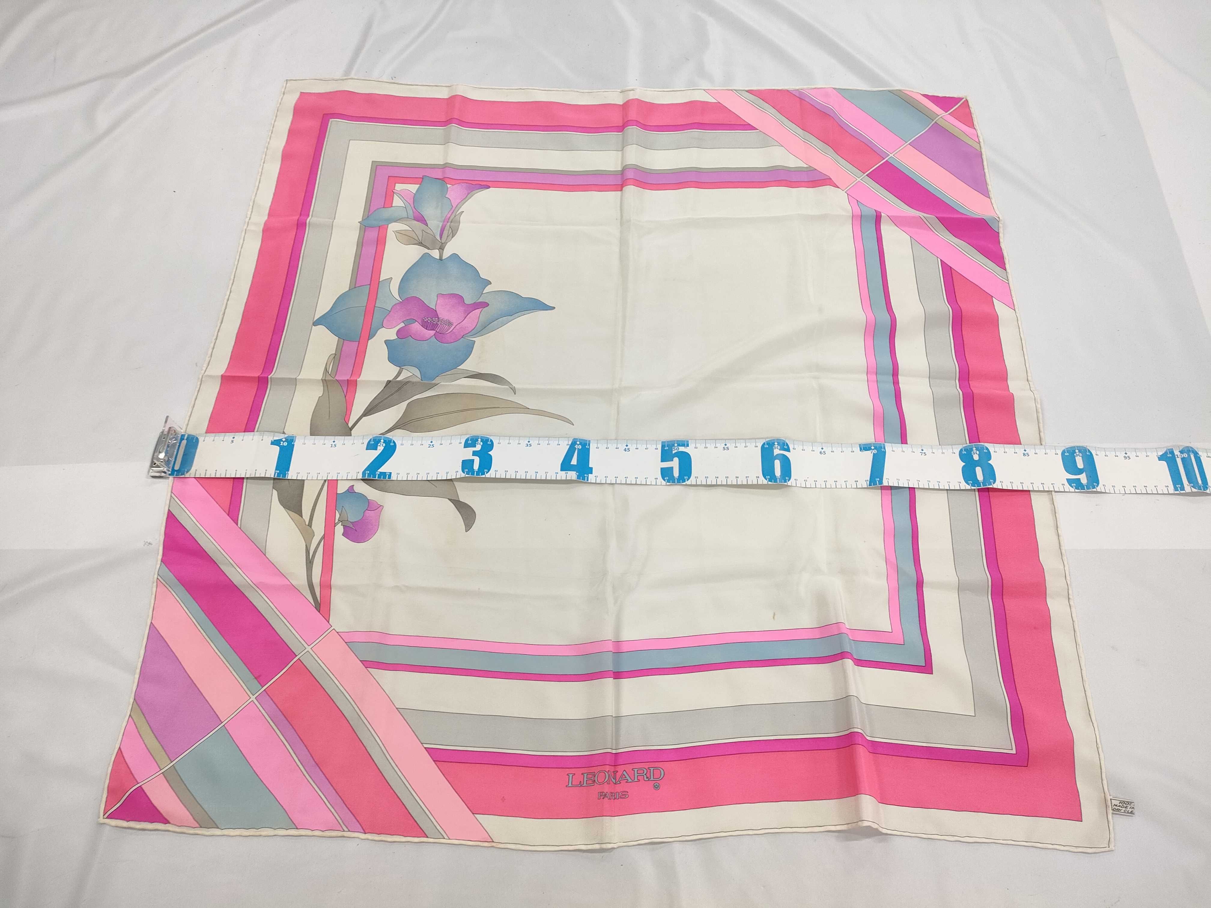 A Collection of Designer Silk Scarves by Leonard Paris