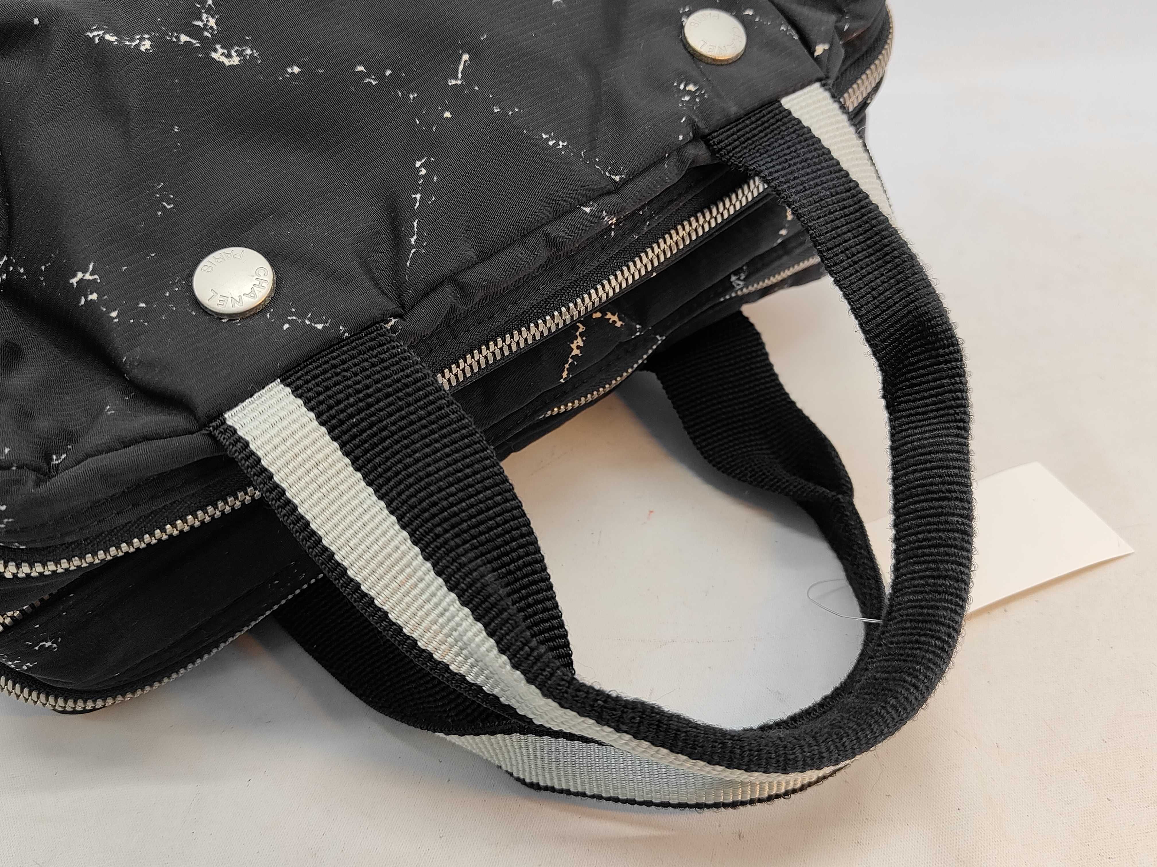 Chanel Travel Line Triple Zip Cosmetic Handbag