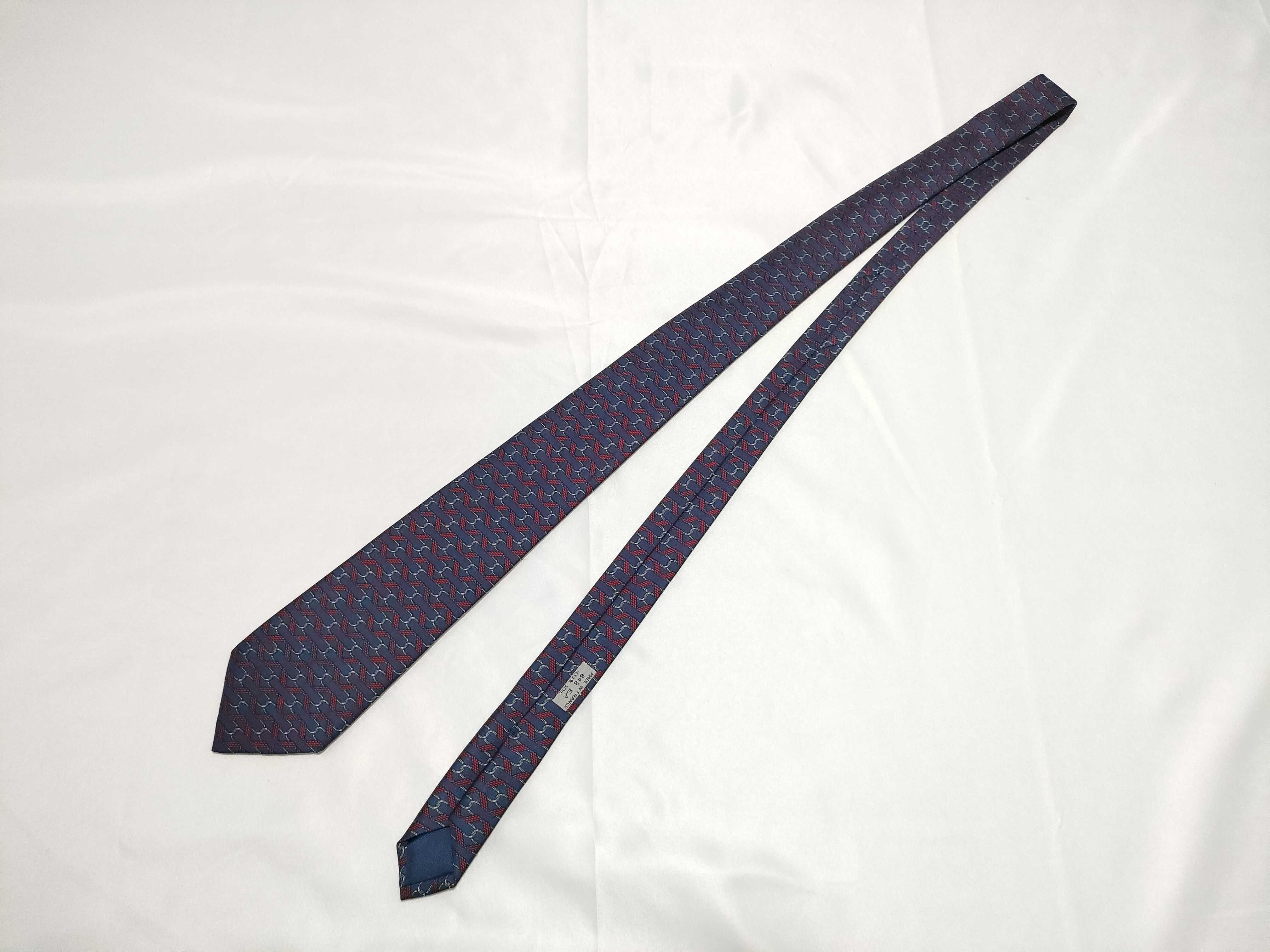 Three Hermes Silk Printed Neckties