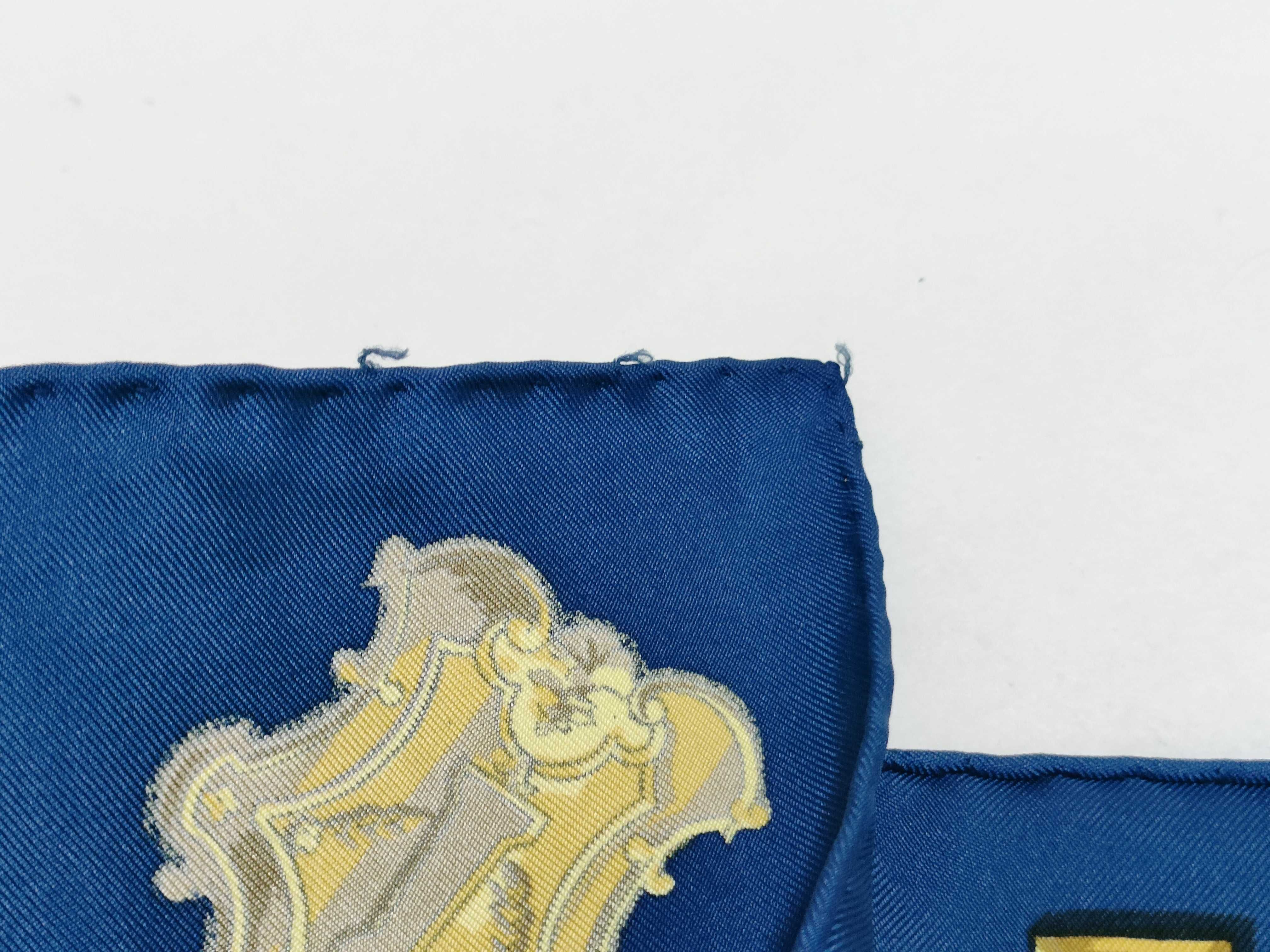 Hermes Paris Silk Twill Scarf in Les Cles Pattern