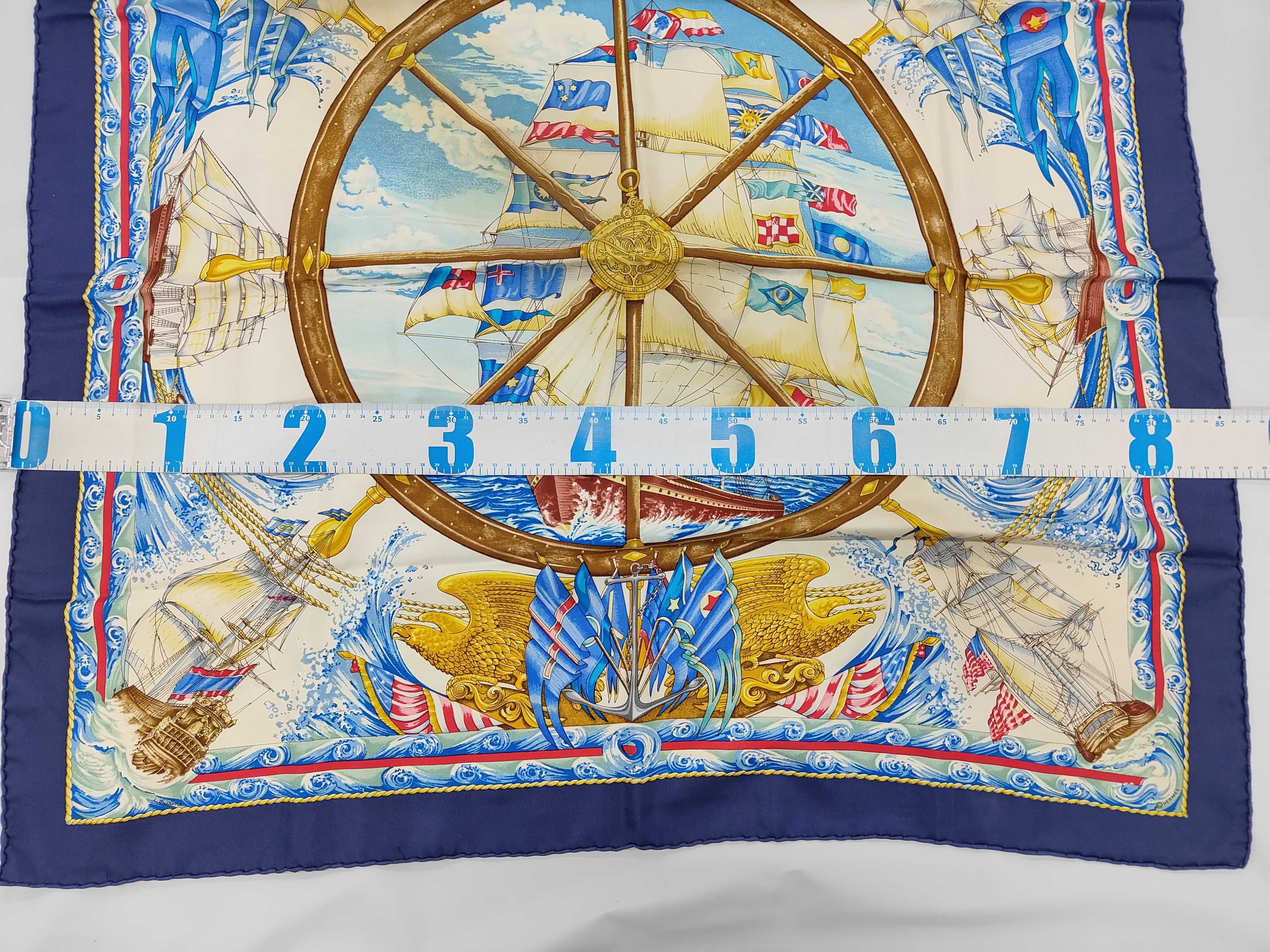 Hermes Vive le Vent Silk Scarf by Joachim Metz
