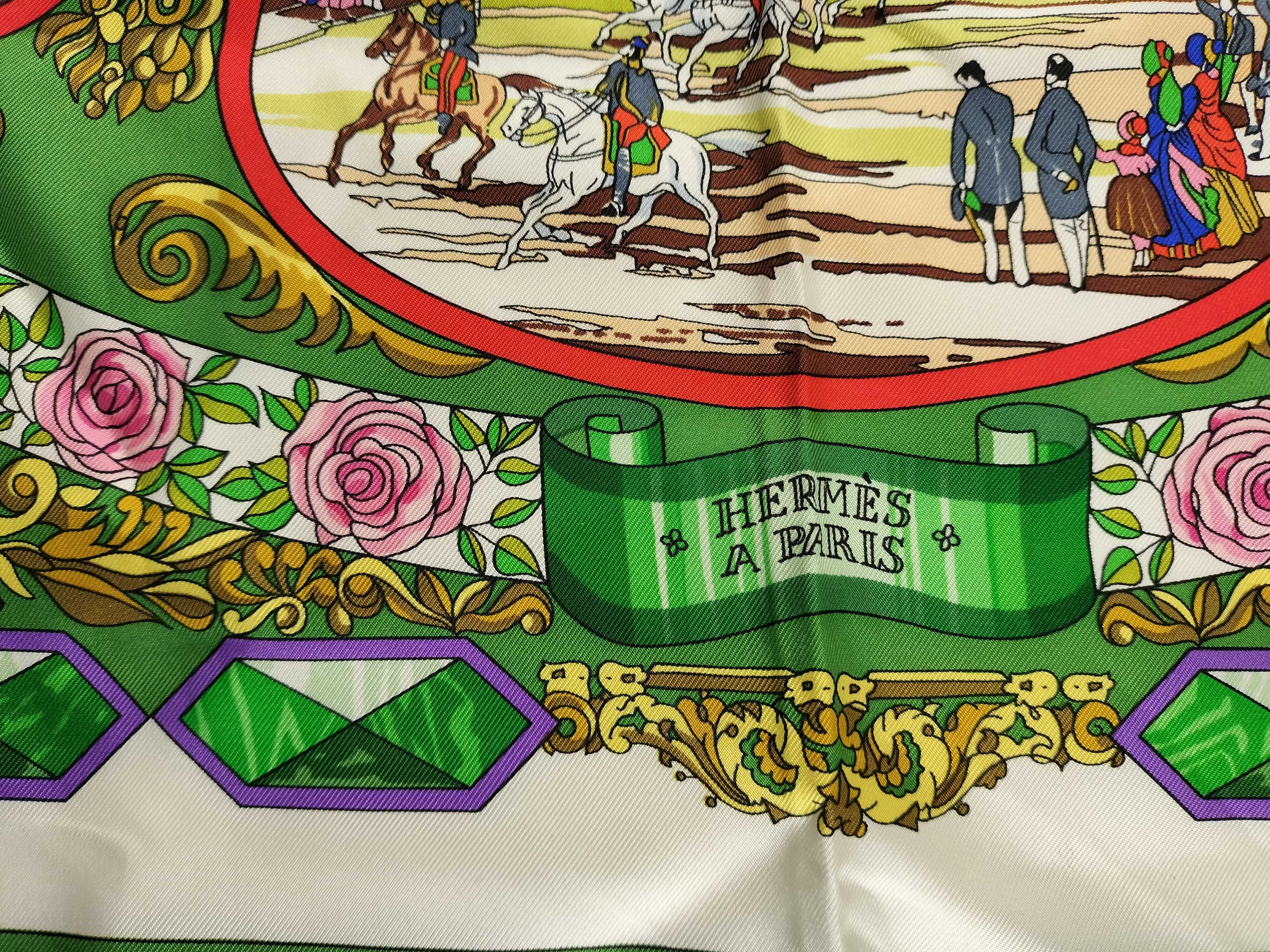 Hermes Paris Silk Scarf L'Entente Cordiale