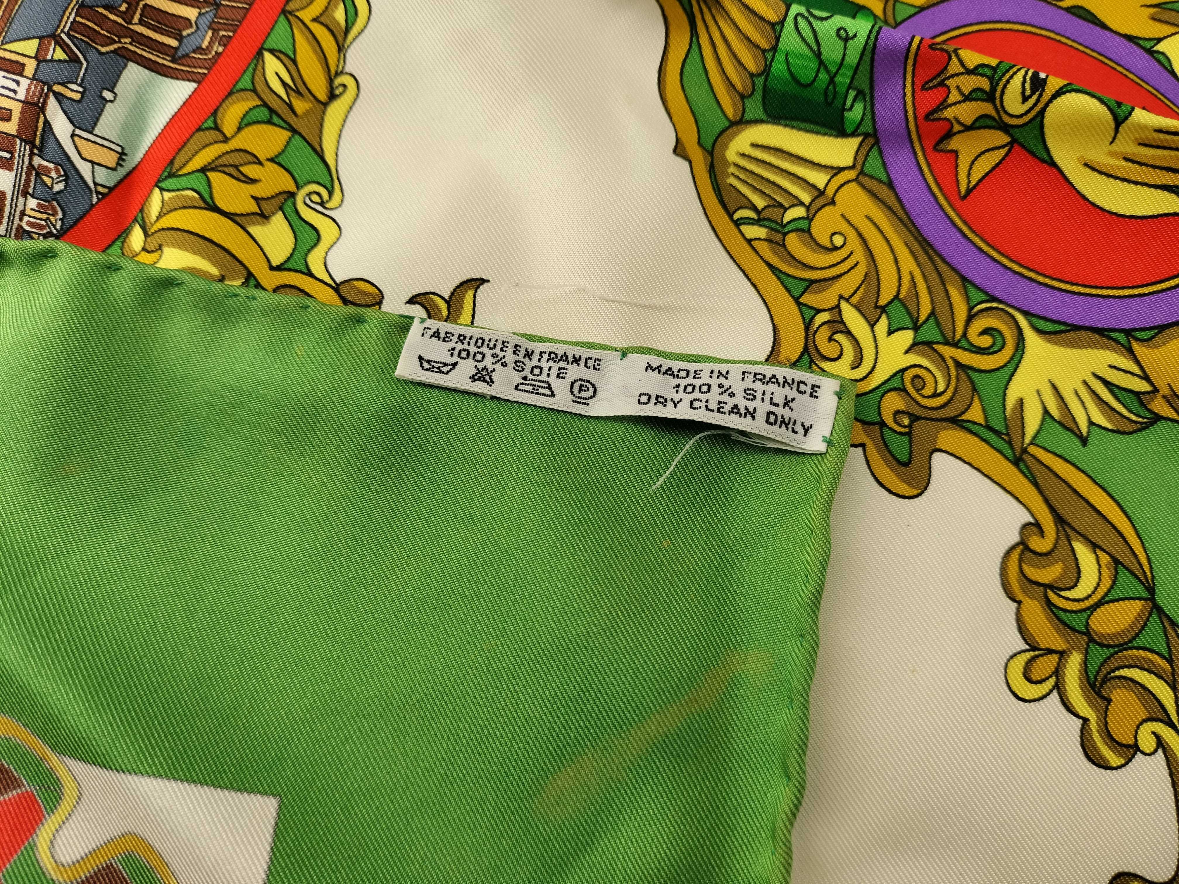 Hermes Paris Silk Scarf L'Entente Cordiale