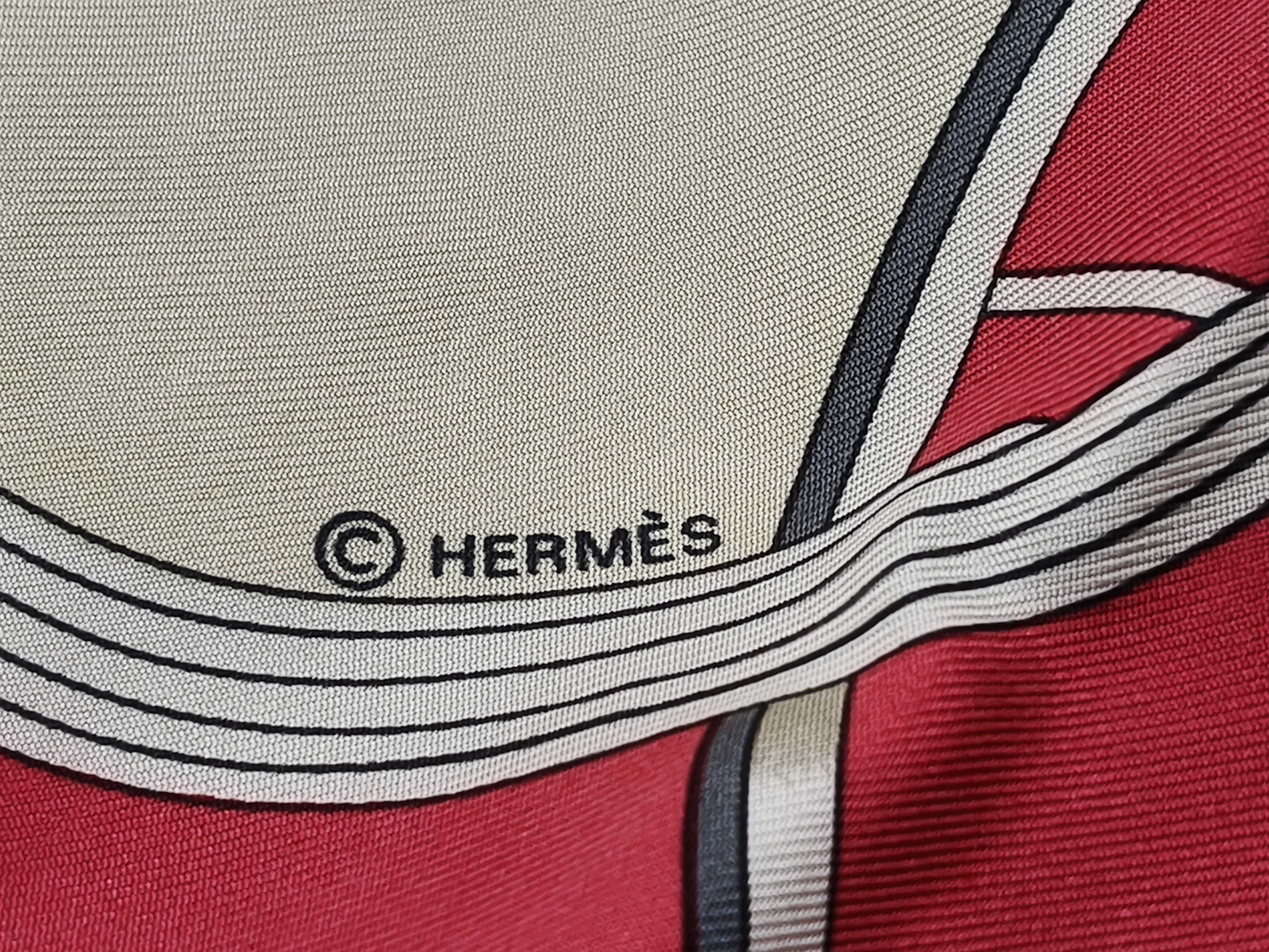 Hermes Springs Silk Twill Scarf by Philippe Ledoux