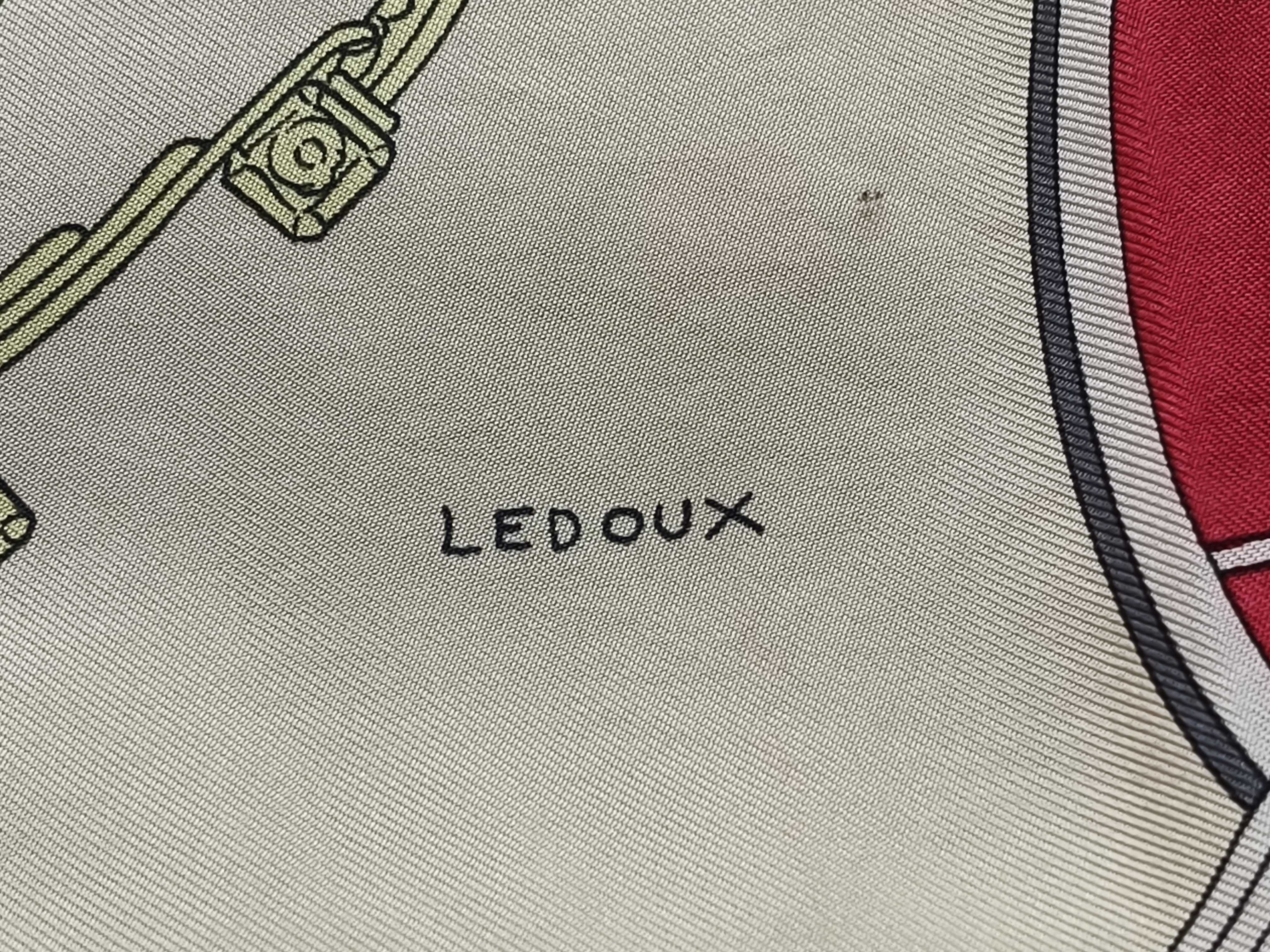 Hermes Springs Silk Twill Scarf by Philippe Ledoux