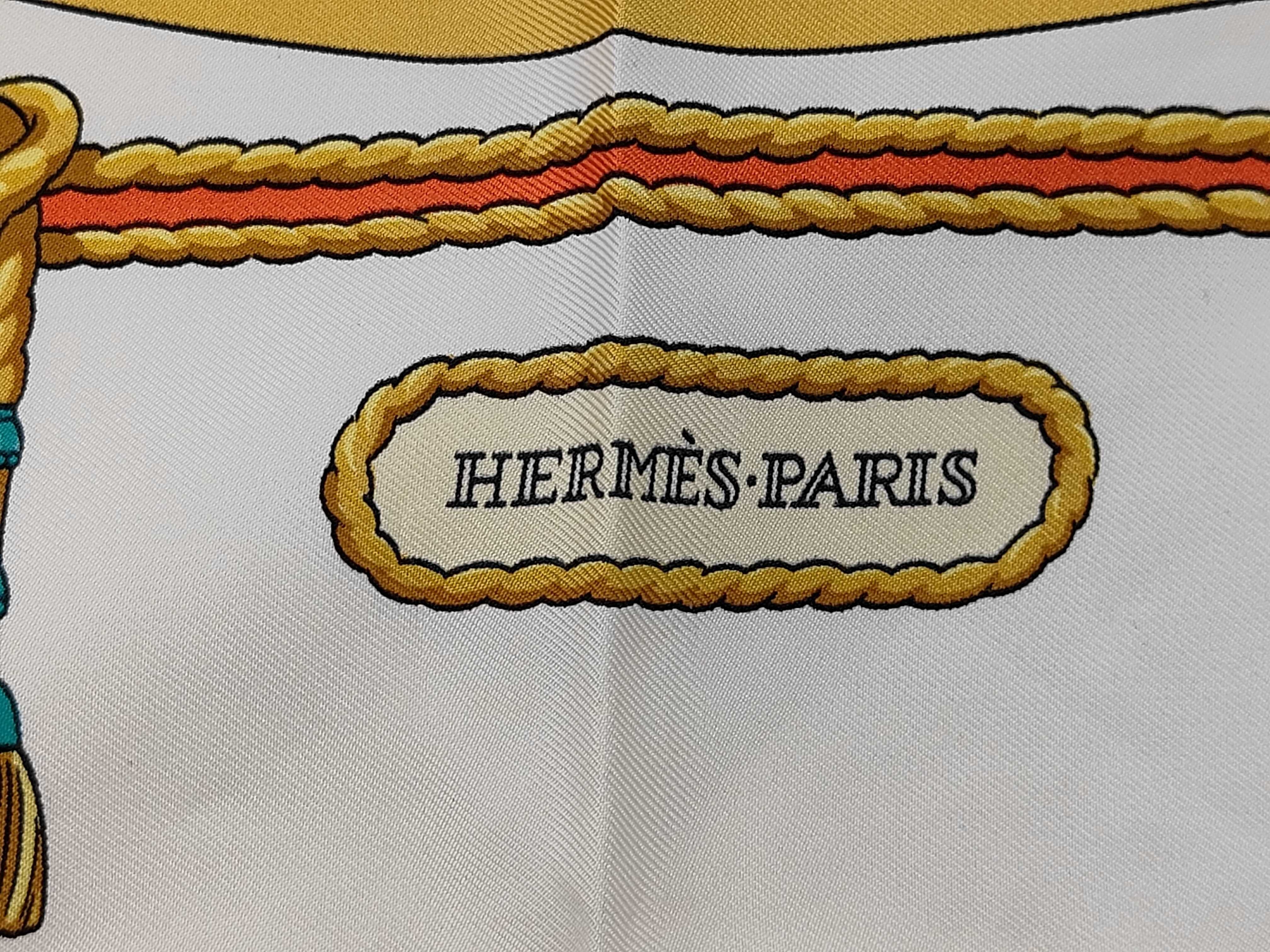 Hermes Silk Carre Scarf Hommage a Charles Garnier by Latham