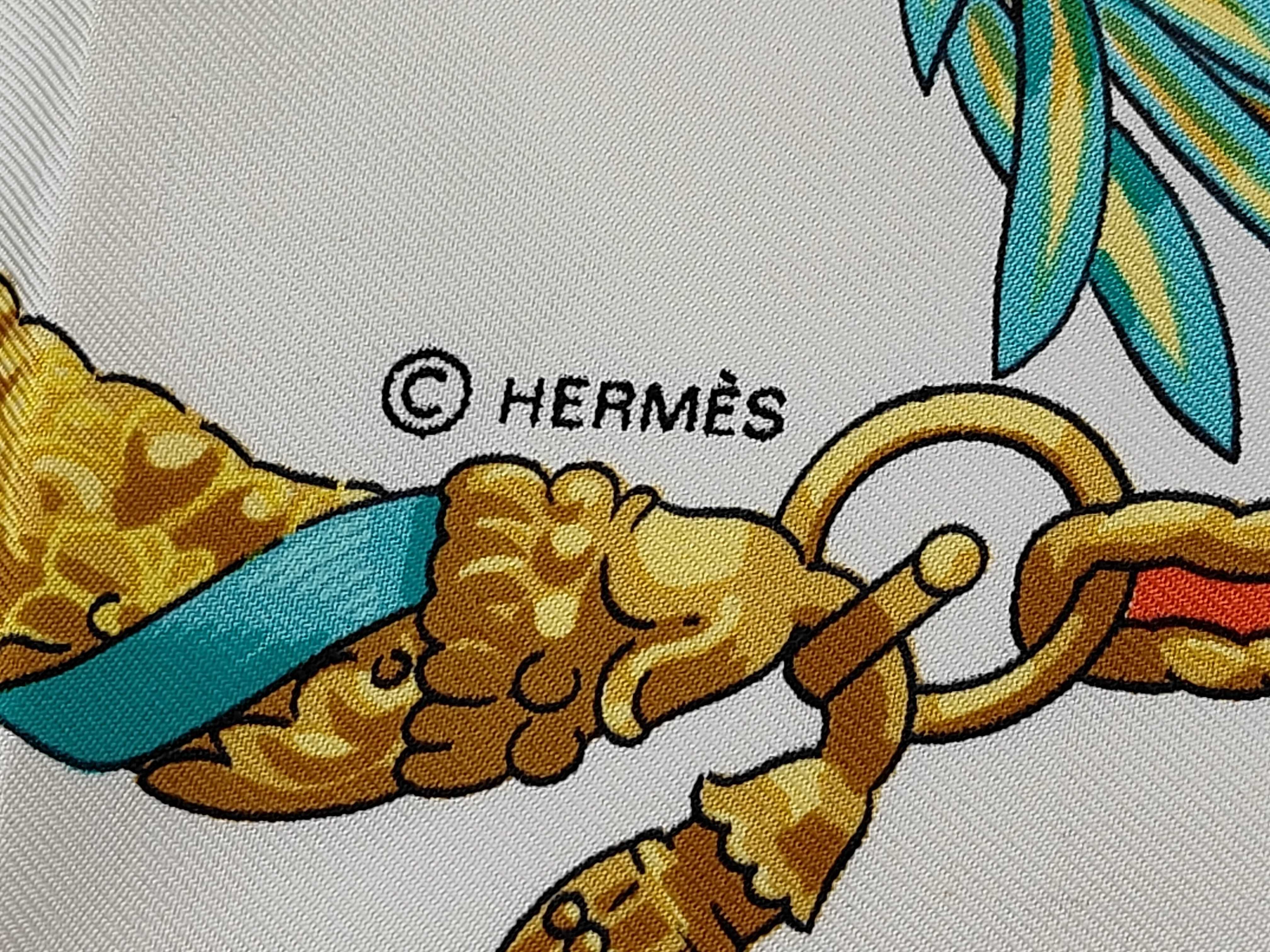 Hermes Silk Carre Scarf Hommage a Charles Garnier by Latham