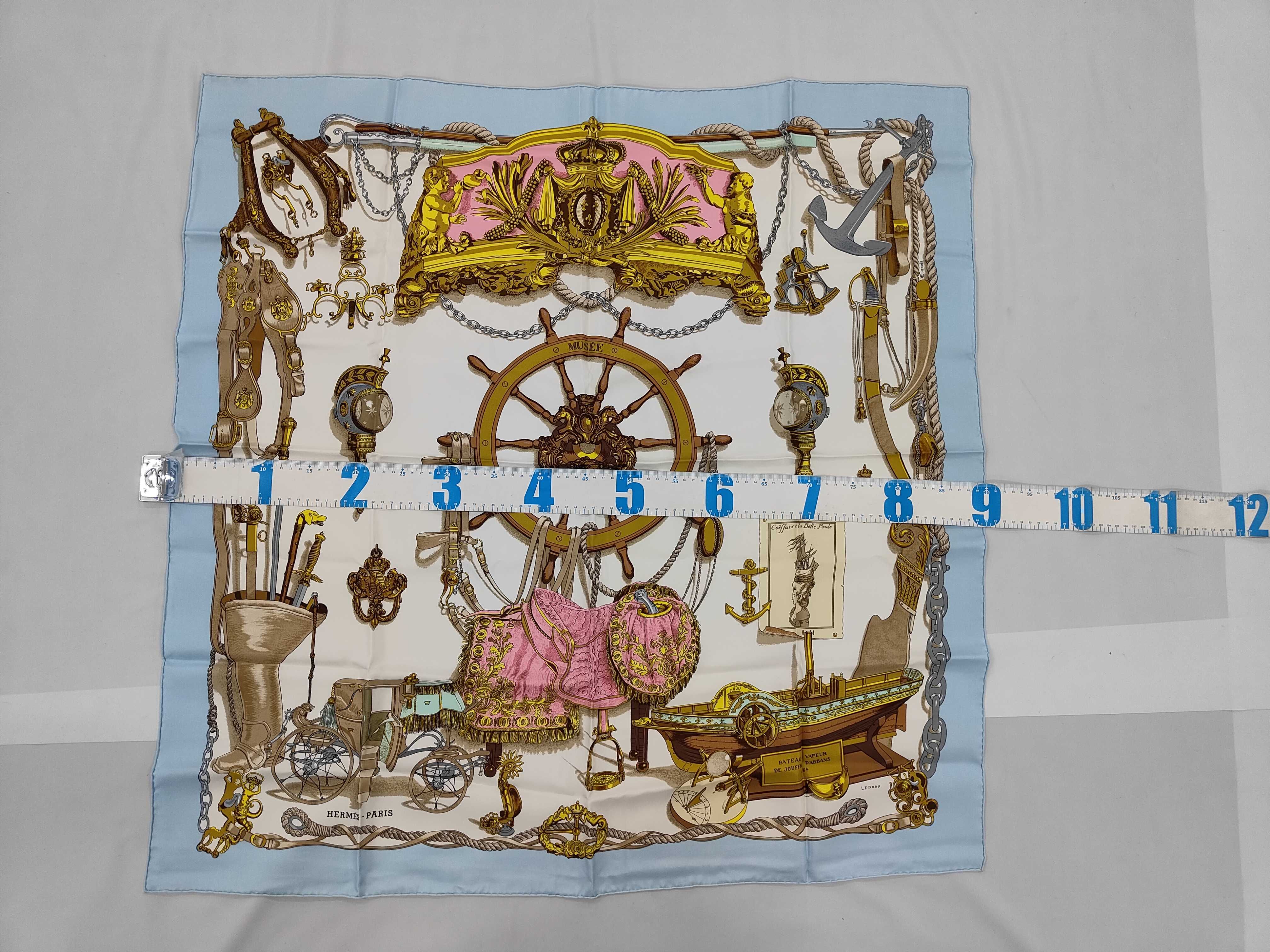 Hermes Musee Silk Scarf by Philippe Ledoux