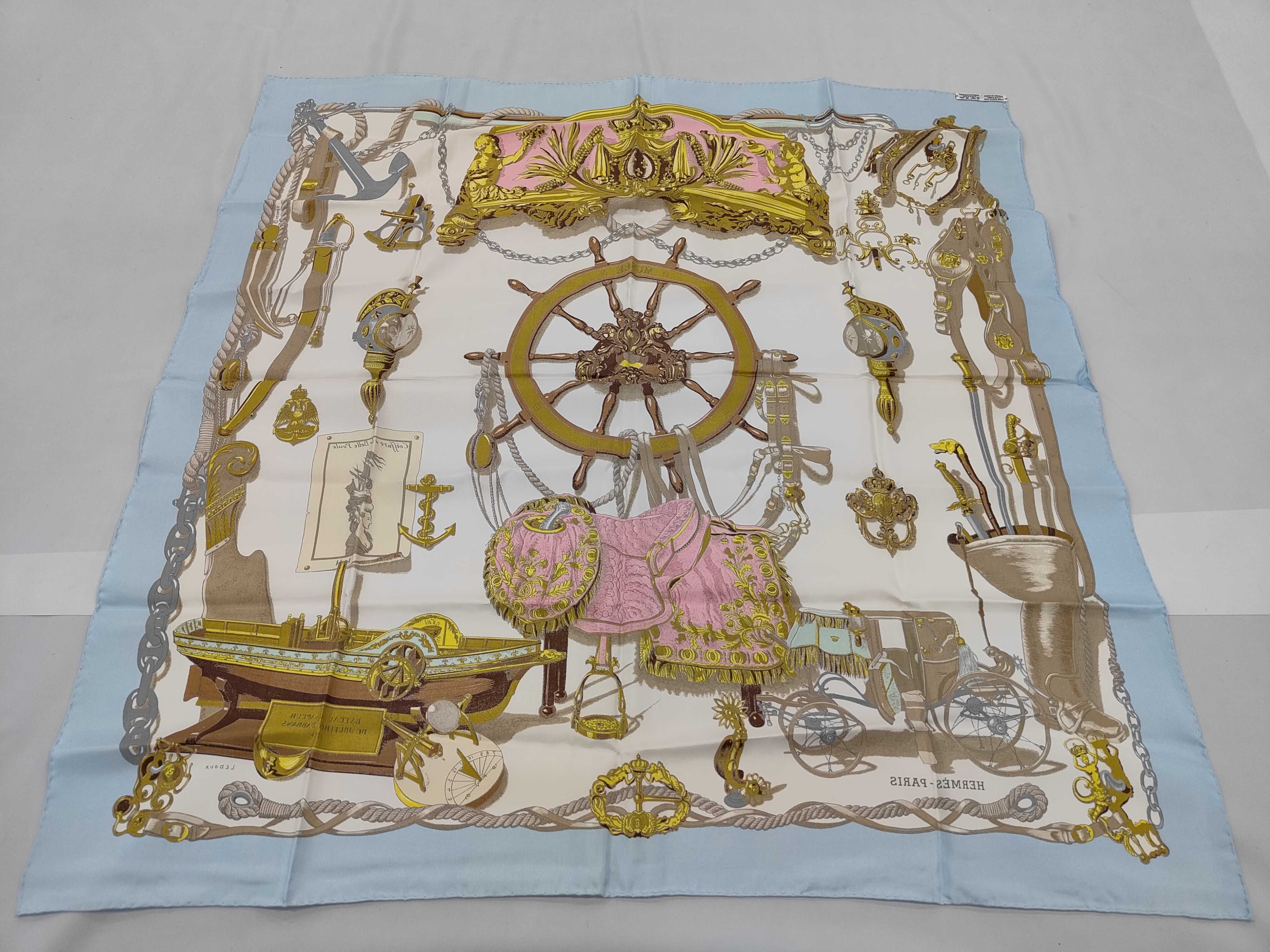 Hermes Musee Silk Scarf by Philippe Ledoux