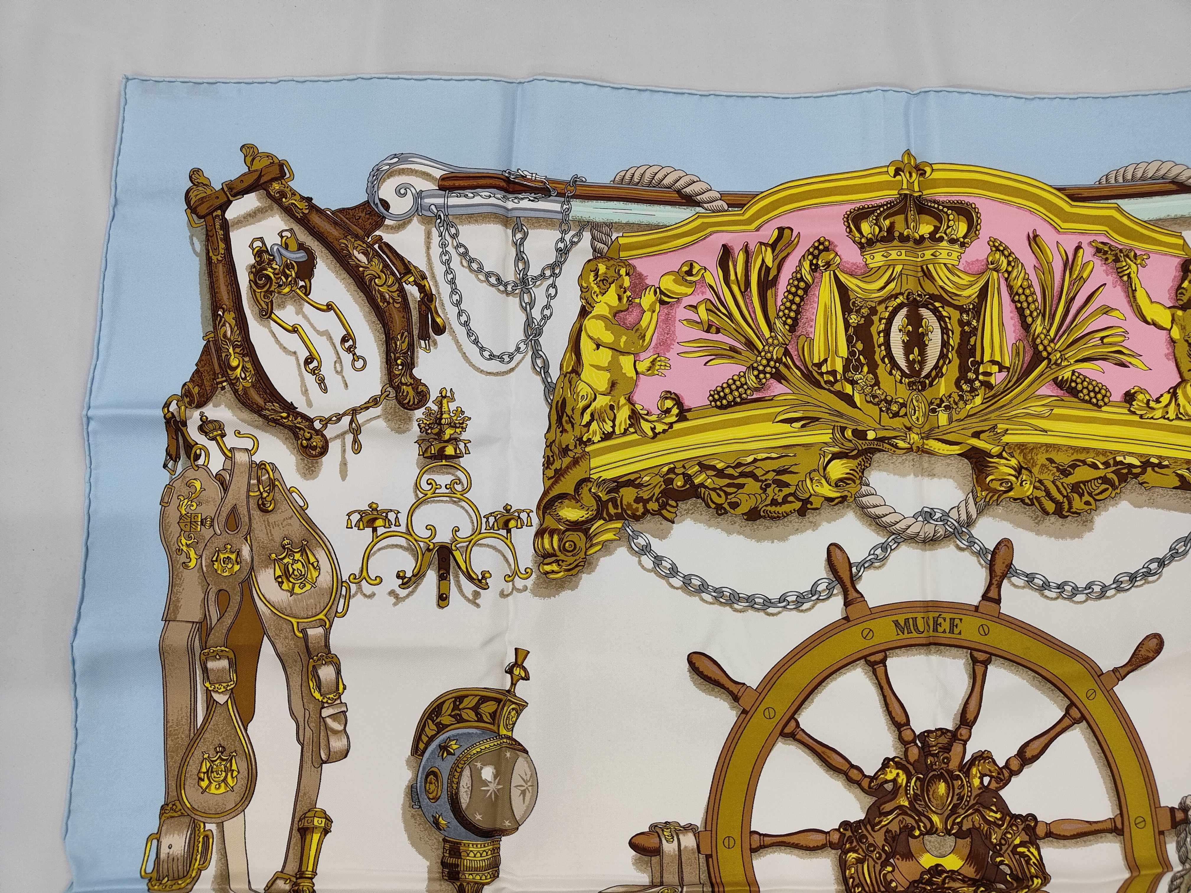 Hermes Musee Silk Scarf by Philippe Ledoux