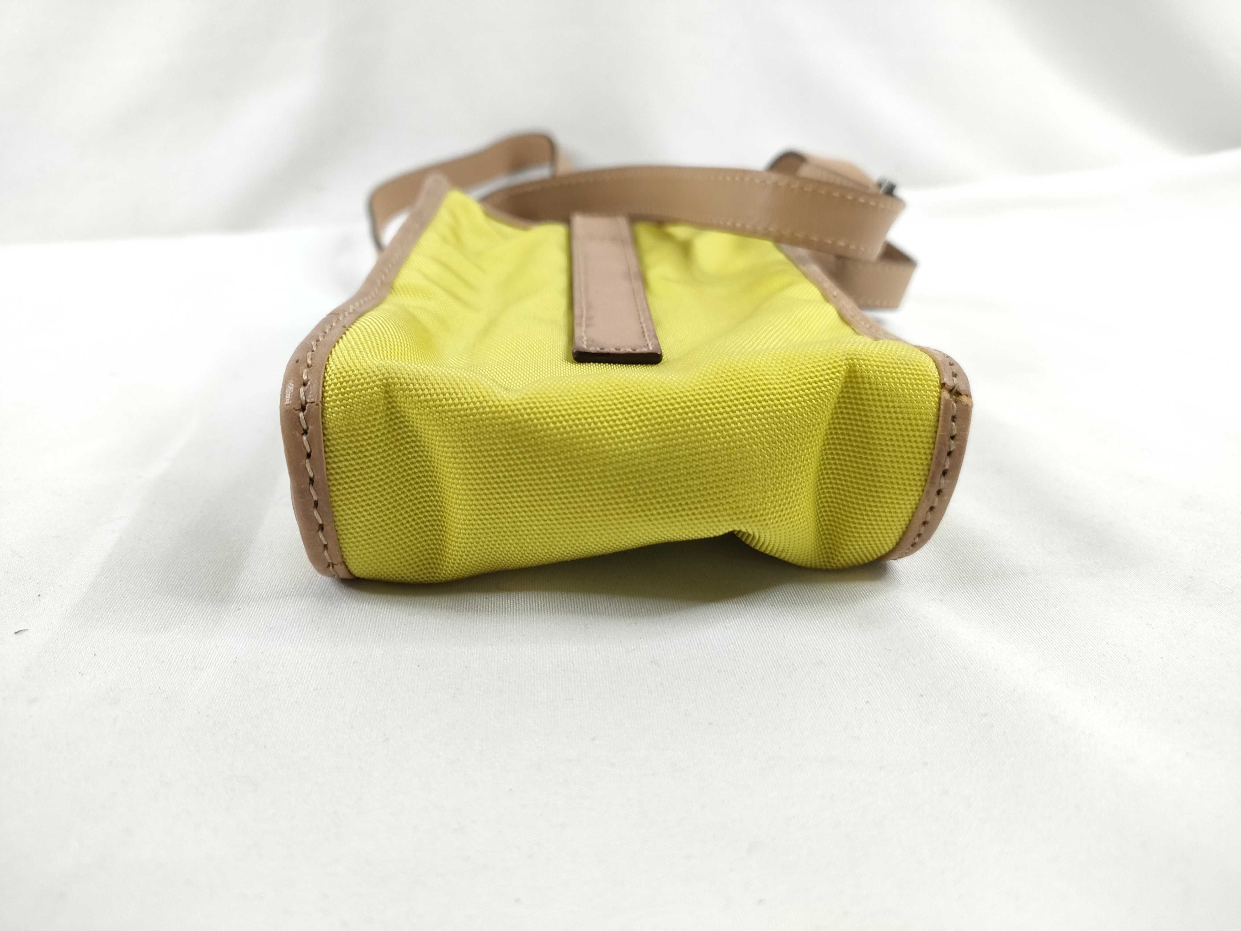 Gucci Jackie Mini Crossbody Canvas and Leather Phone Pouch