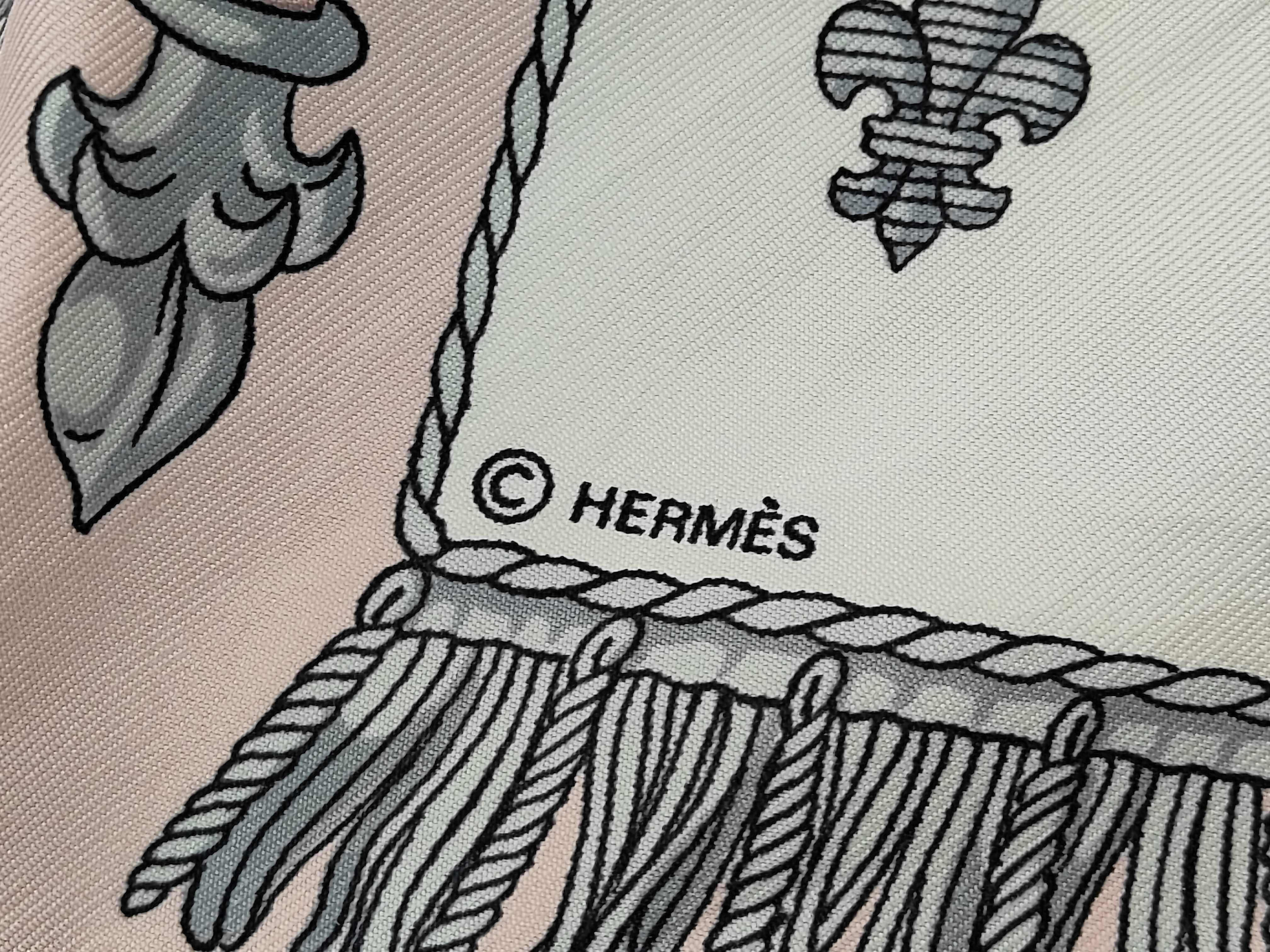 Hermes Silk Scarf Vue du Carrosse de la Galere La Reale