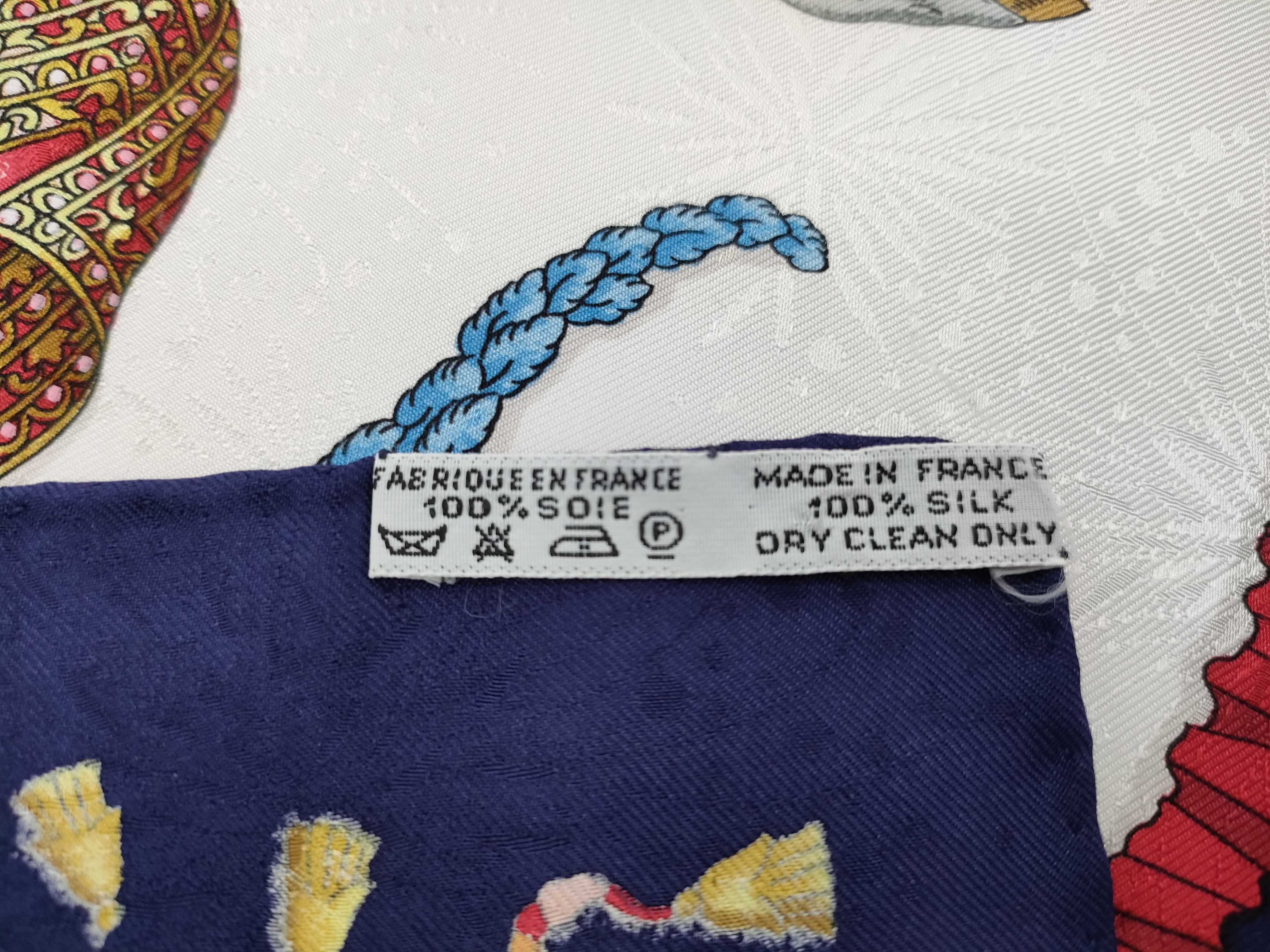 Hermes Les Fetes du Roi Soleil Silk Jacquard Scarf with Box