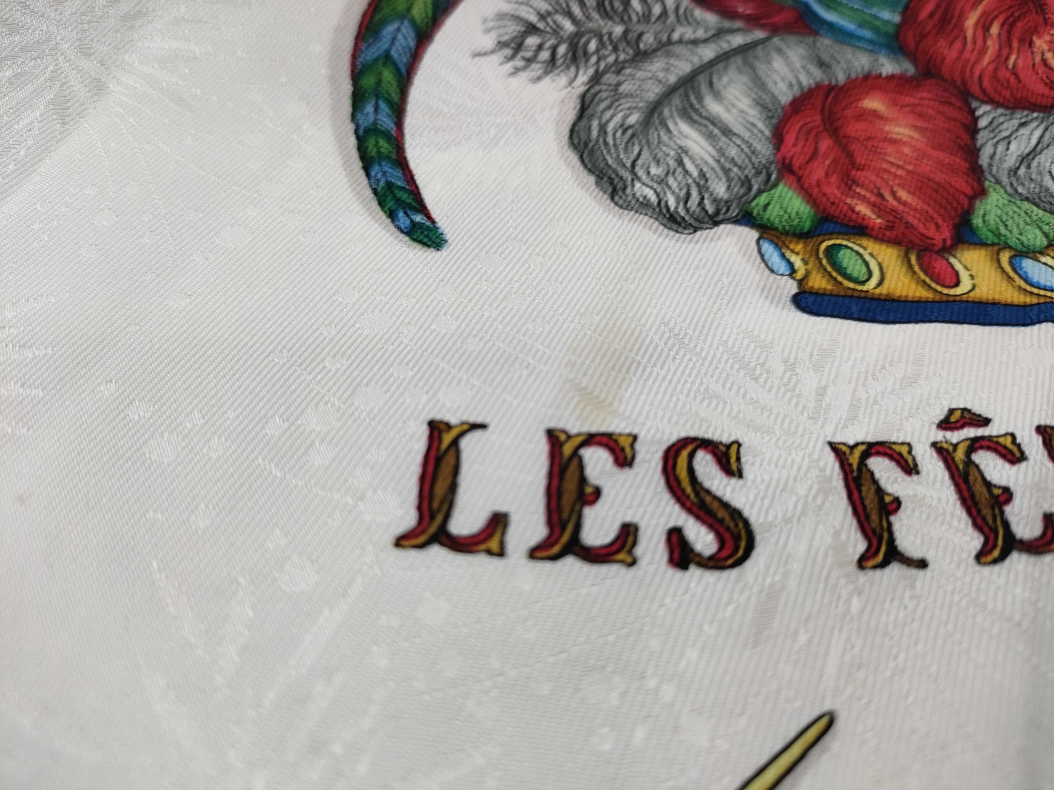 Hermes Les Fetes du Roi Soleil Silk Jacquard Scarf with Box