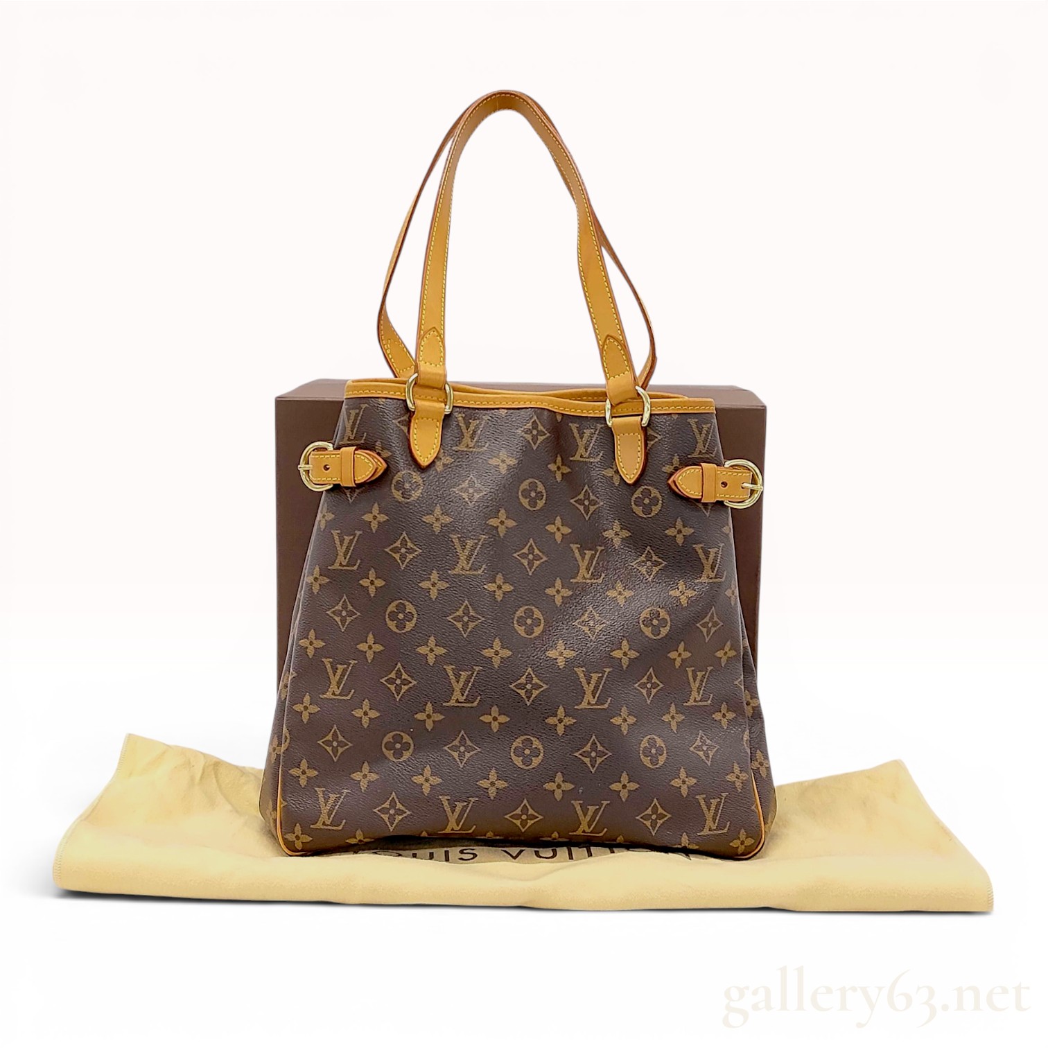 Louis Vuitton Monogram Canvas Batignolles Vertical Tote Bag with Box