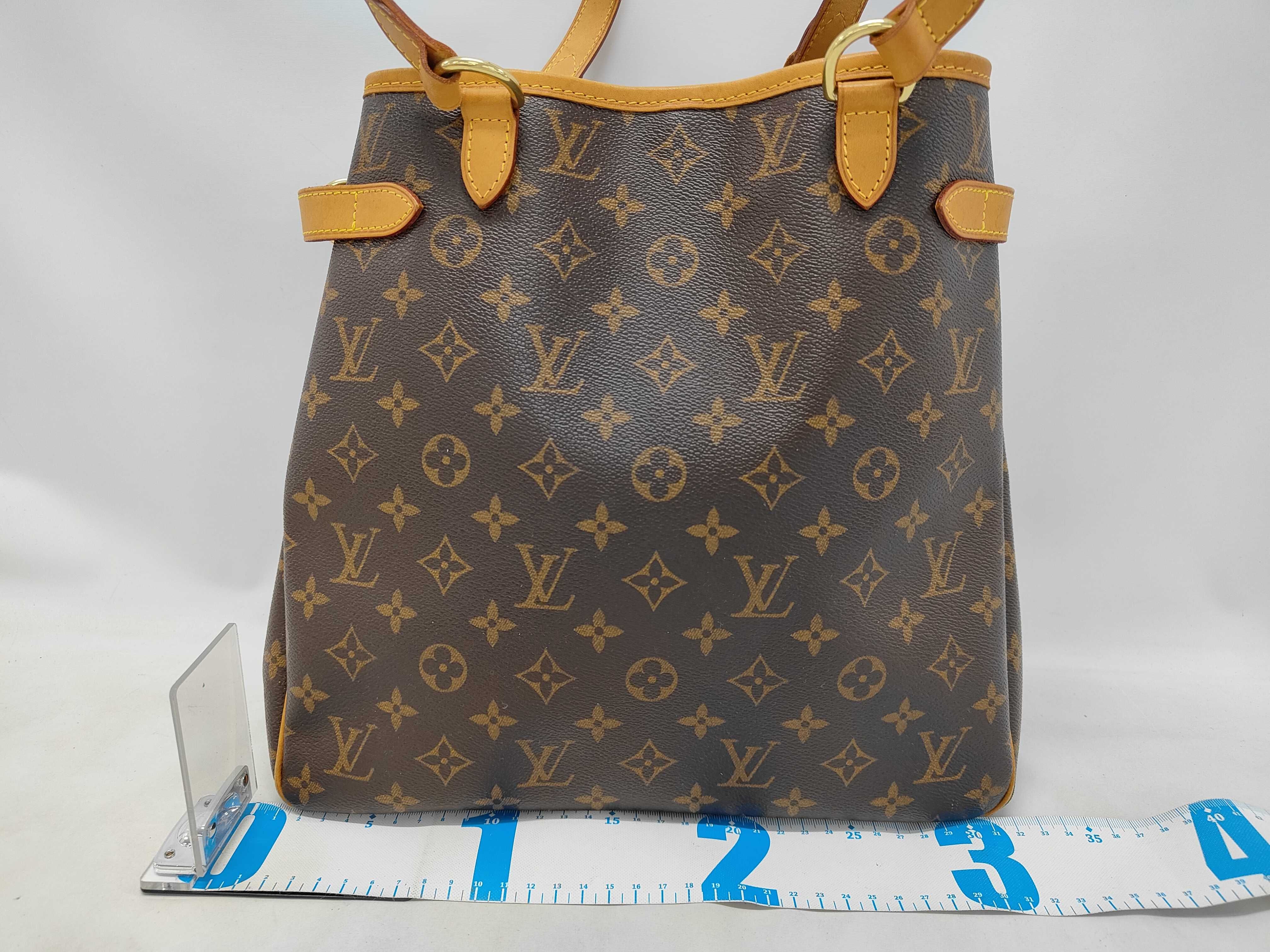 Louis Vuitton Monogram Canvas Batignolles Vertical Tote Bag with Box