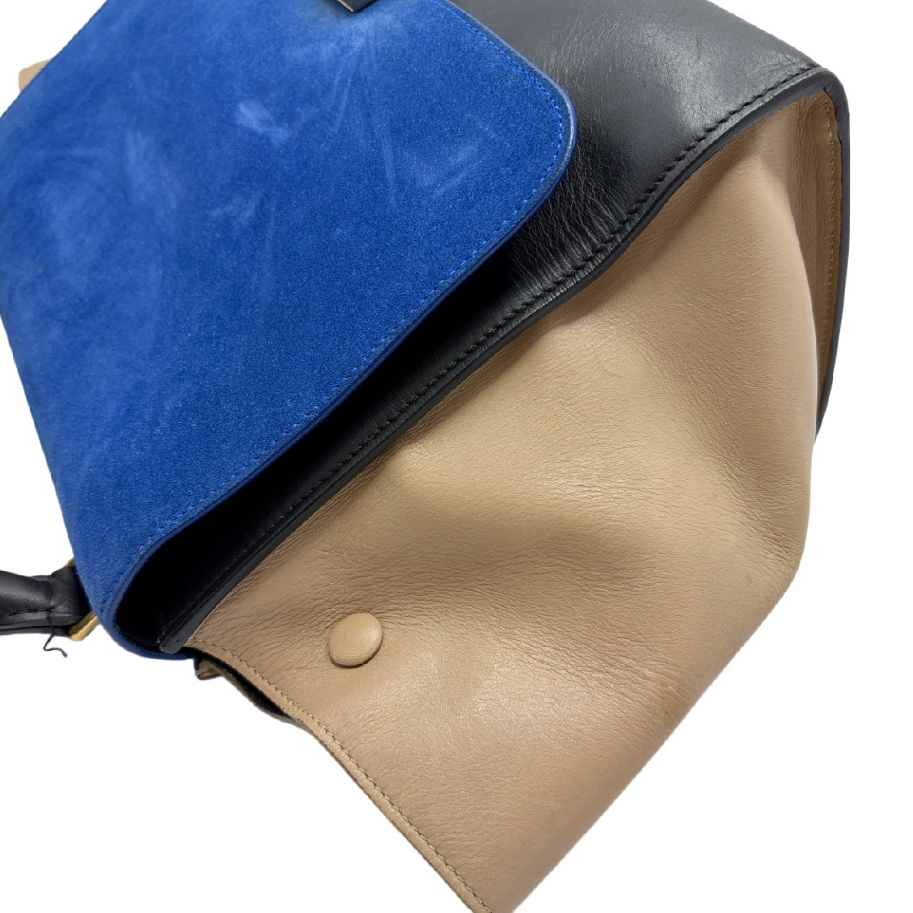 Celine Tri-Color 2-Way Trapeze Bag