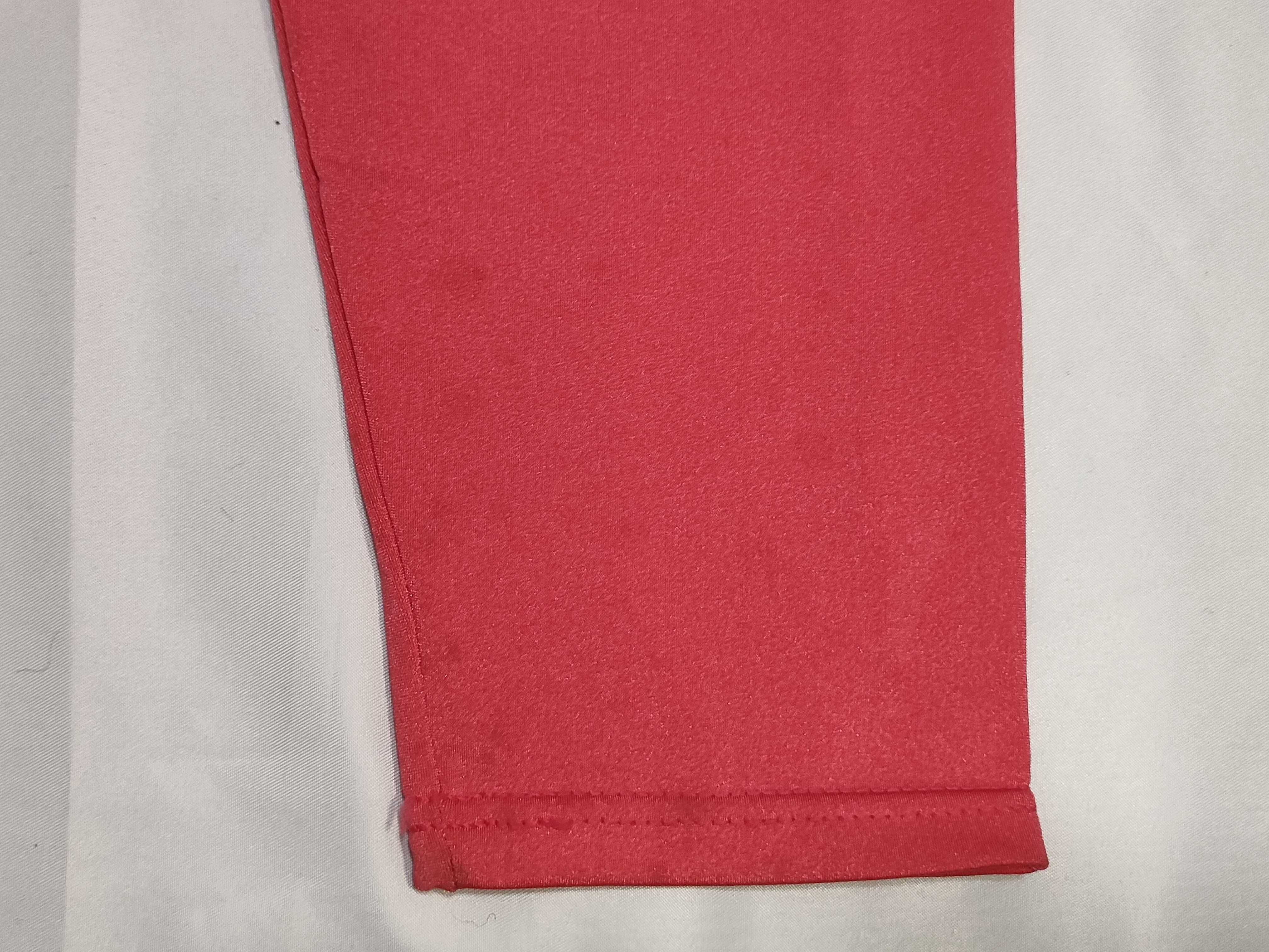 Vintage Chanel Coral Pink Stretch Jersey Leggings Size 38