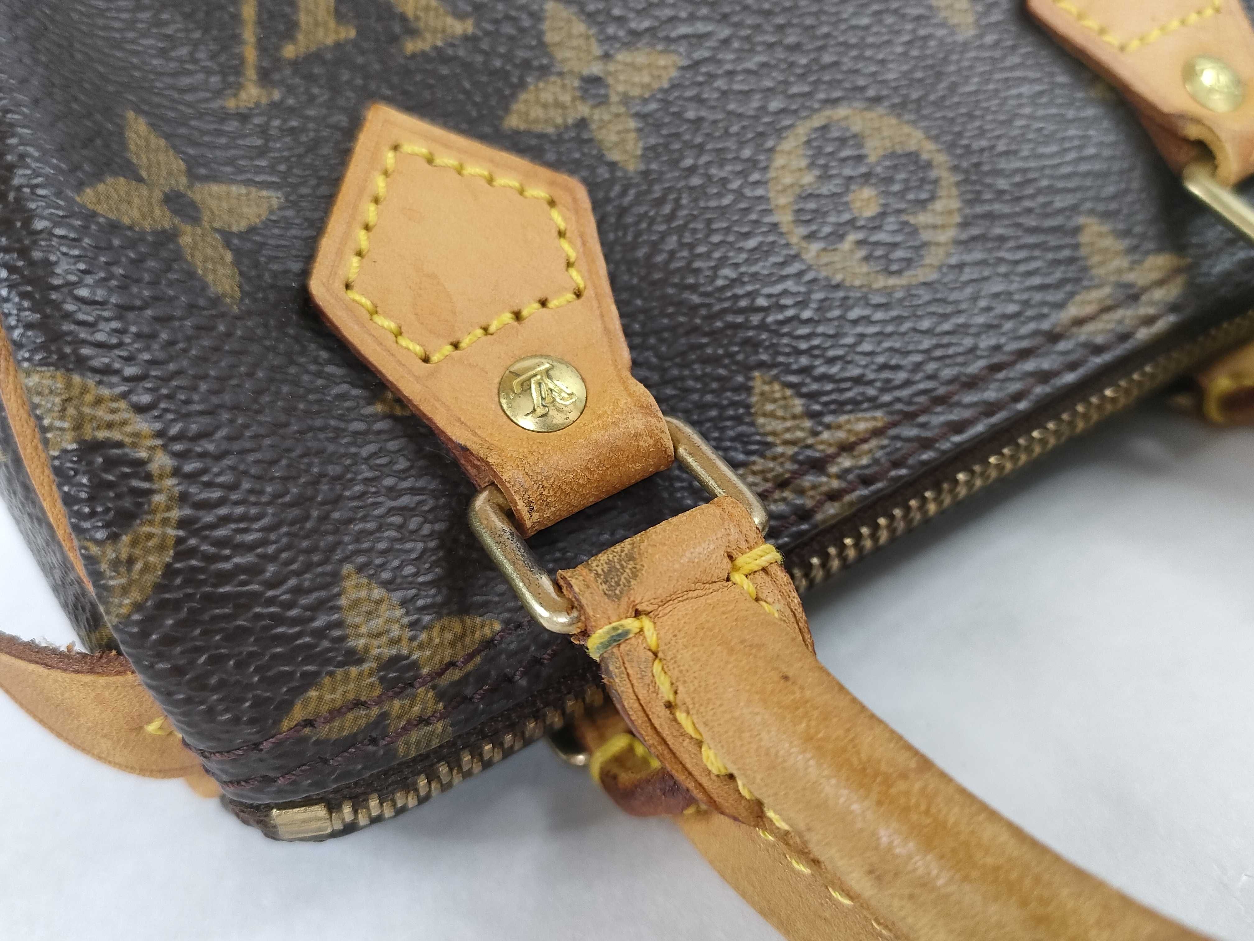 Louis Vuitton Monogram Mini Sac HL Speedy Handbag