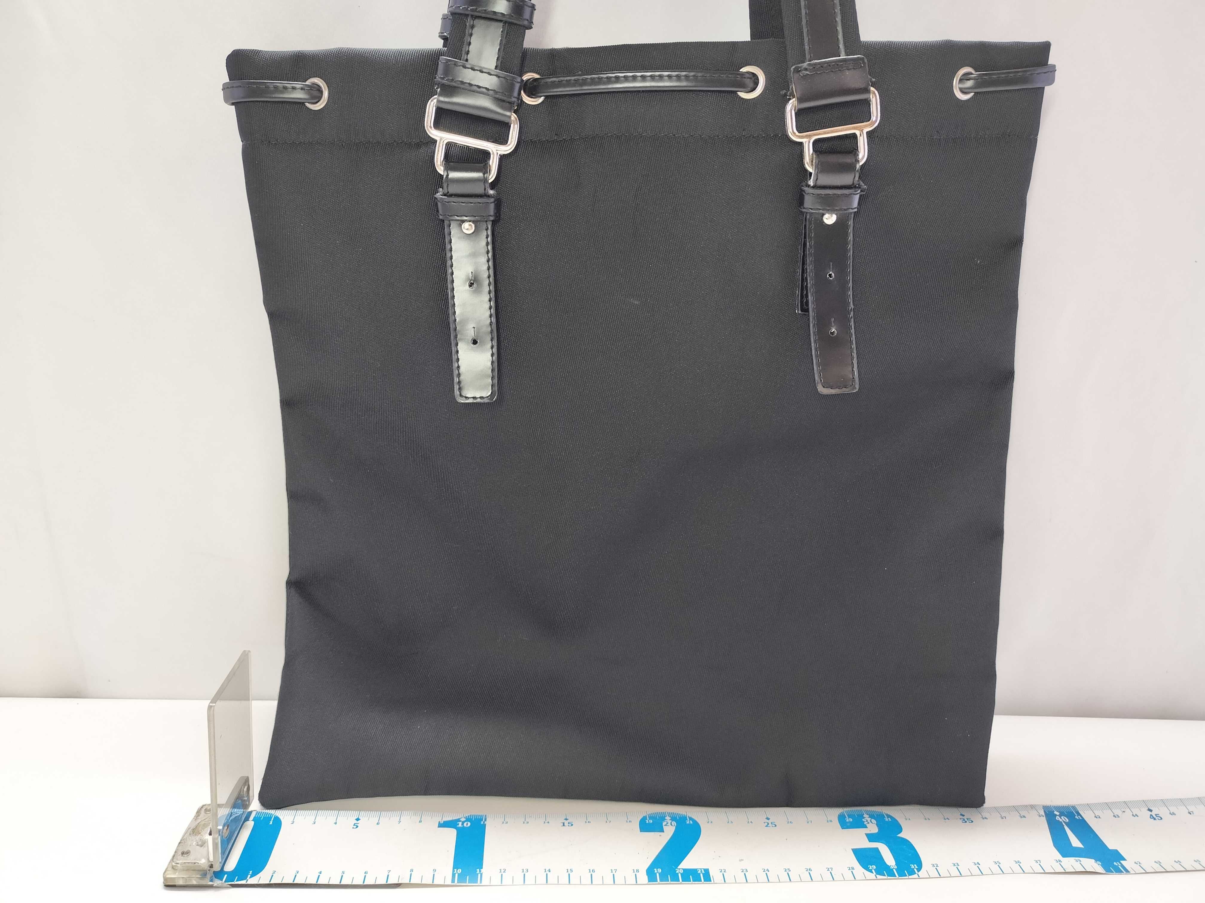 Yves Saint Laurent Black Canvas Kahala Tote Bag