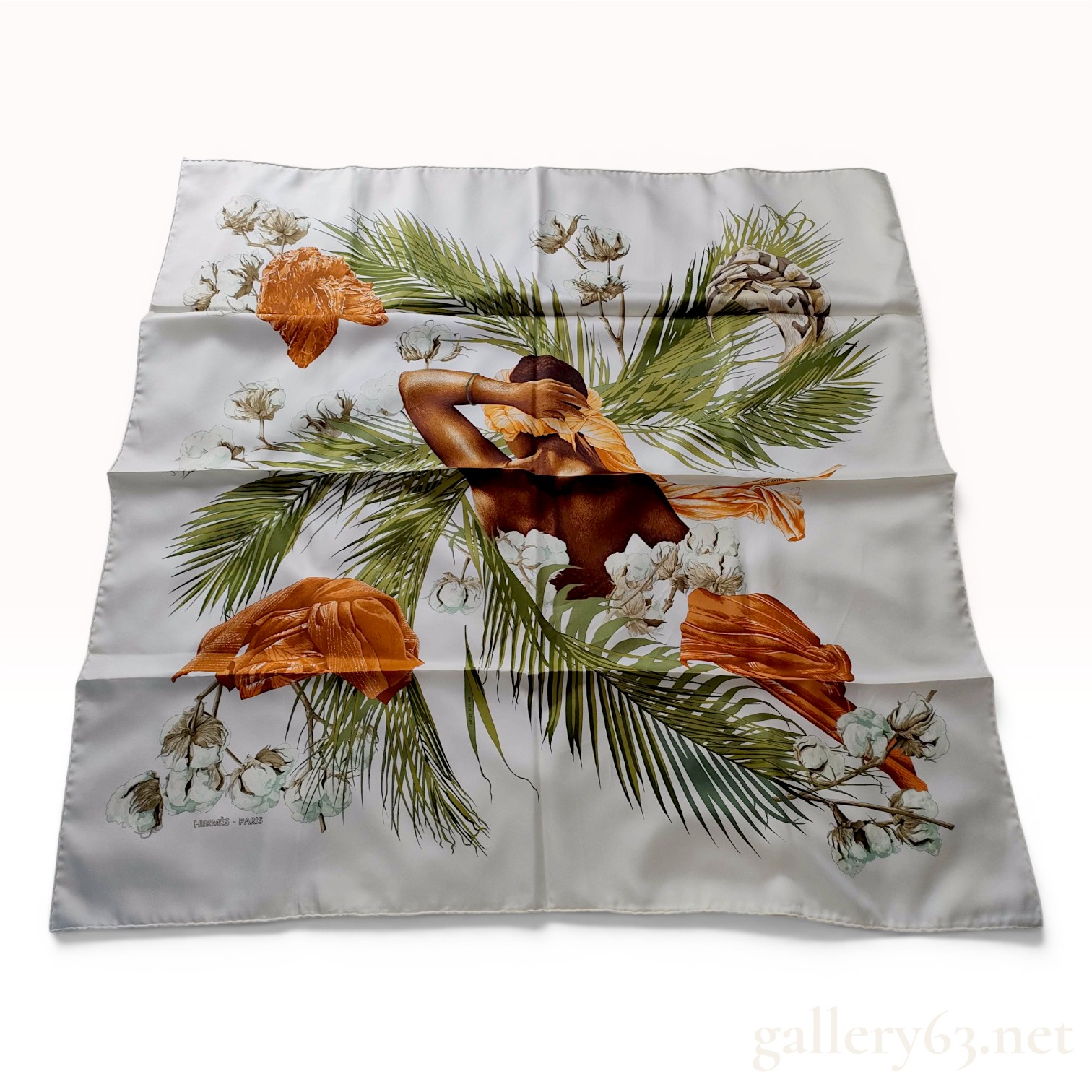 Hermes Turbans des Reines Silk Scarf by Michelle Szabo