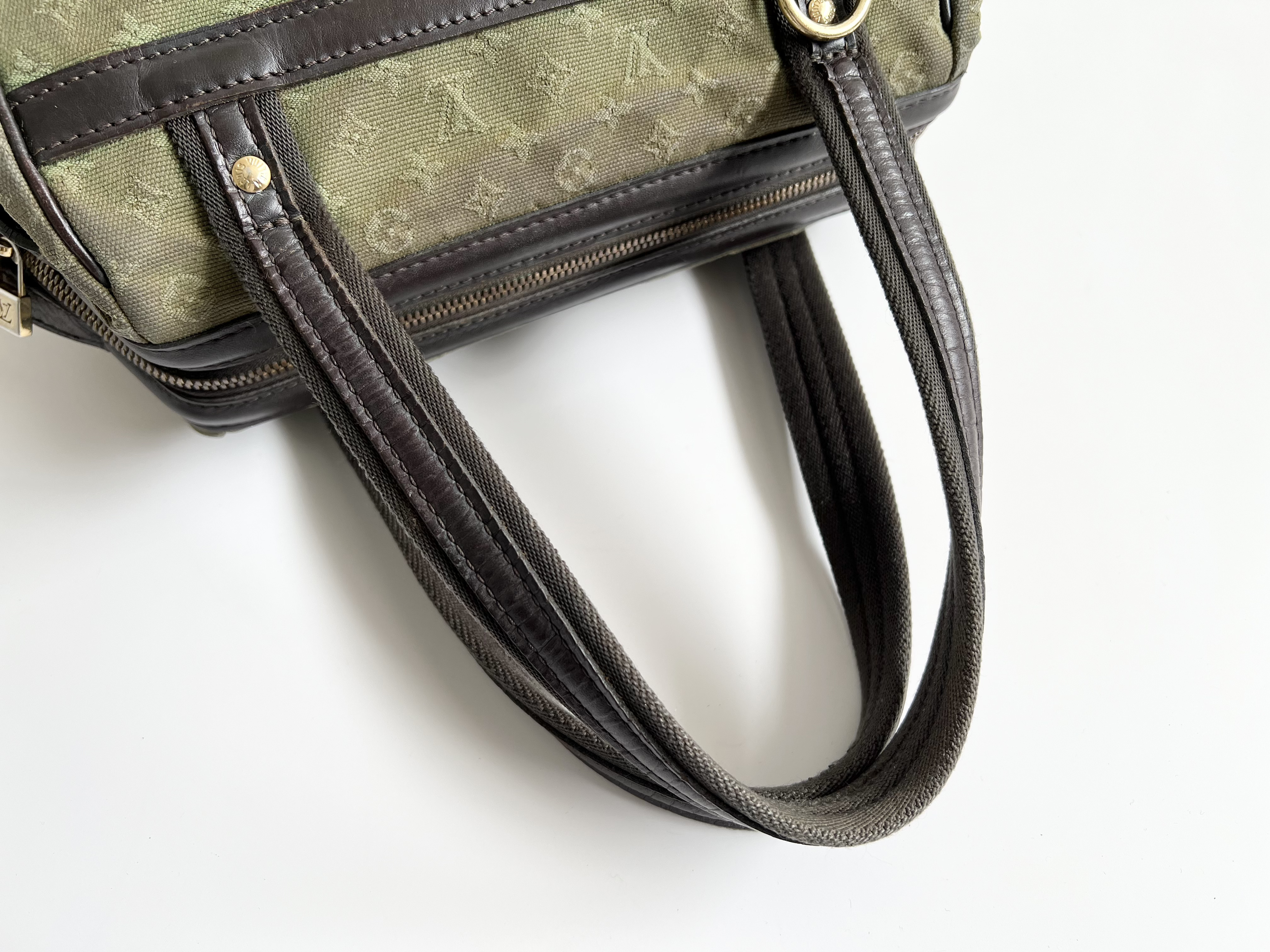Louis Vuitton Khaki Monogram Mini Lin Josephine PM Handbag