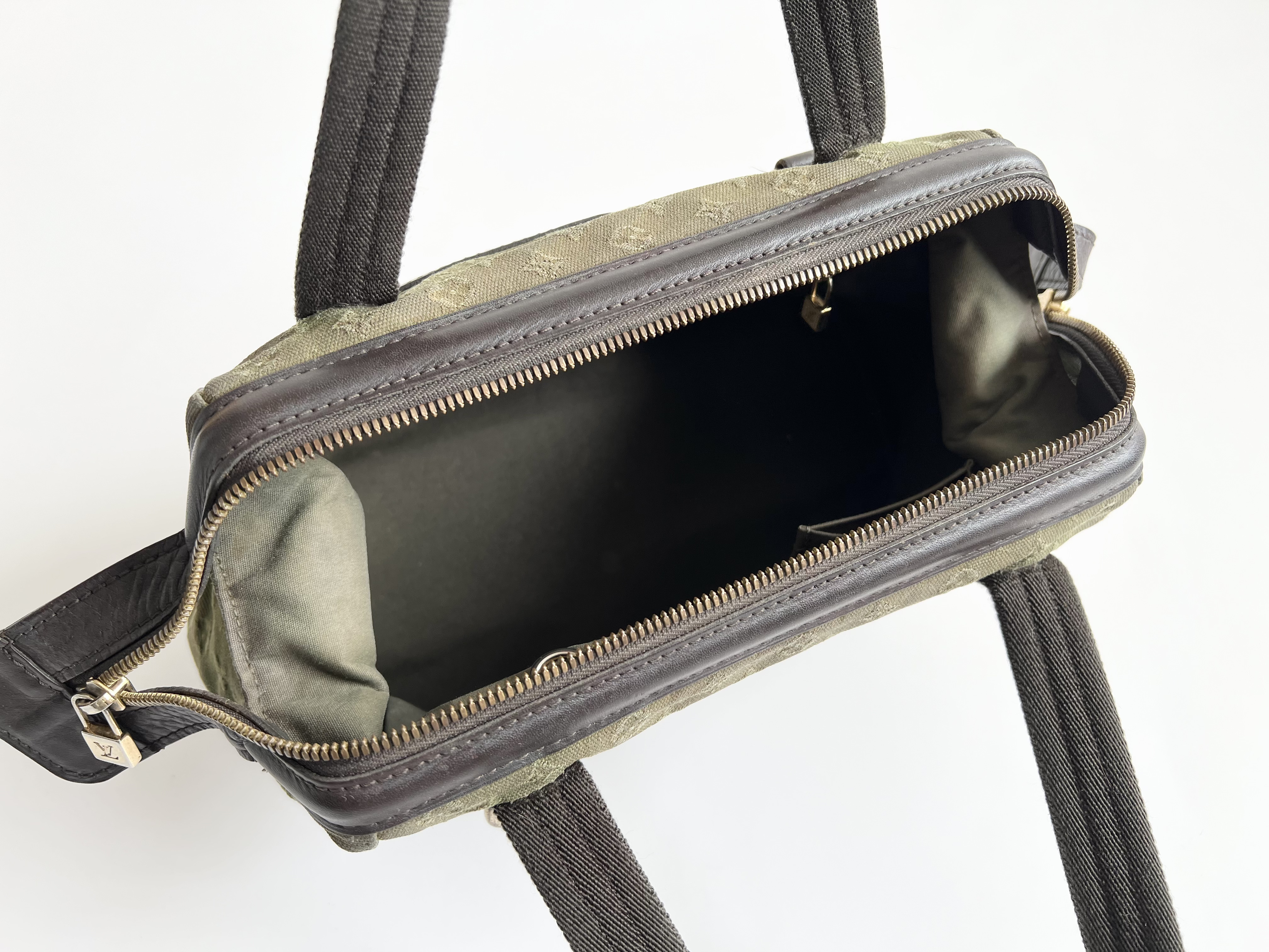 Louis Vuitton Khaki Monogram Mini Lin Josephine PM Handbag