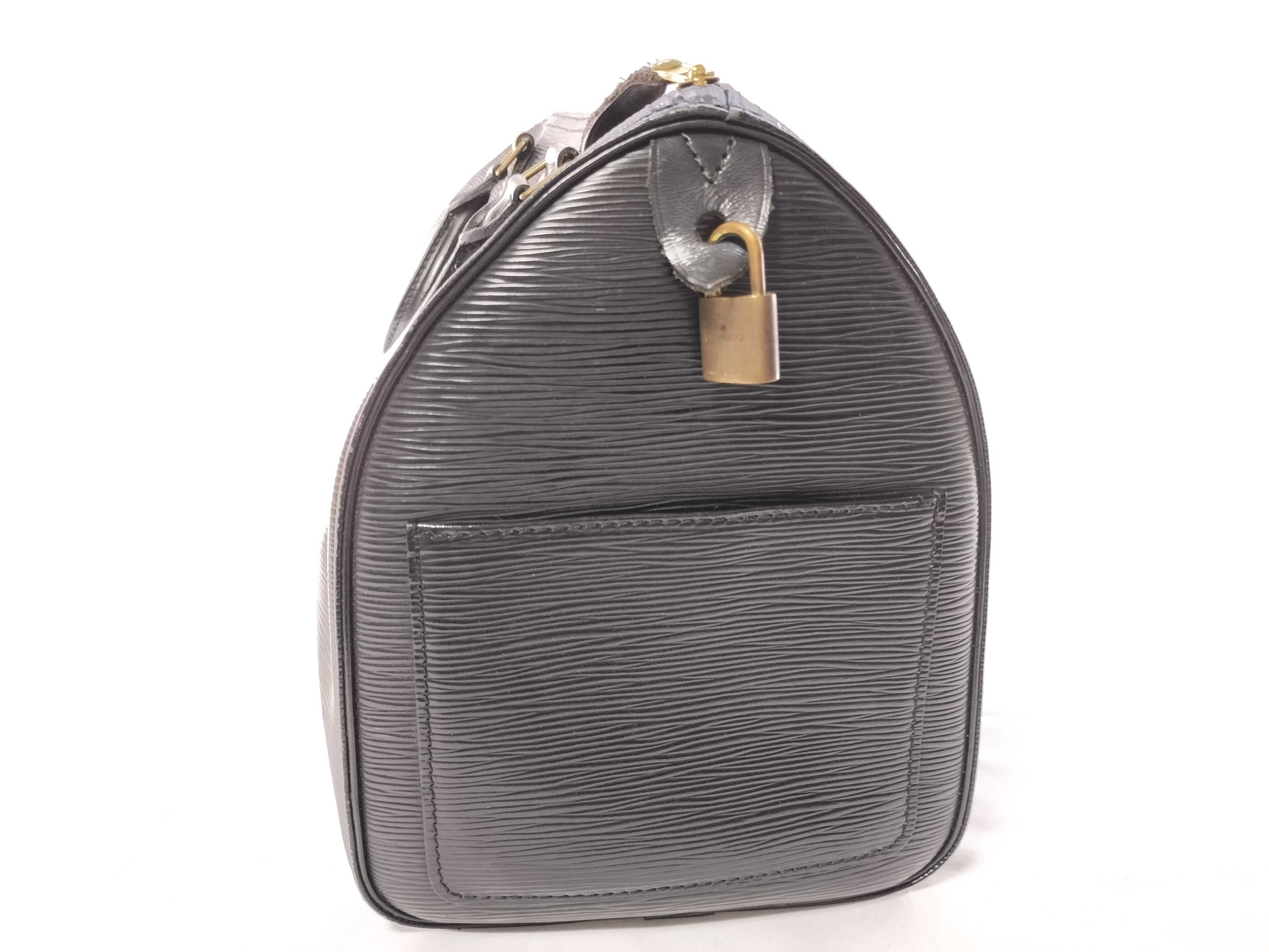 Louis Vuitton Epi Leather Speedy Bag Black