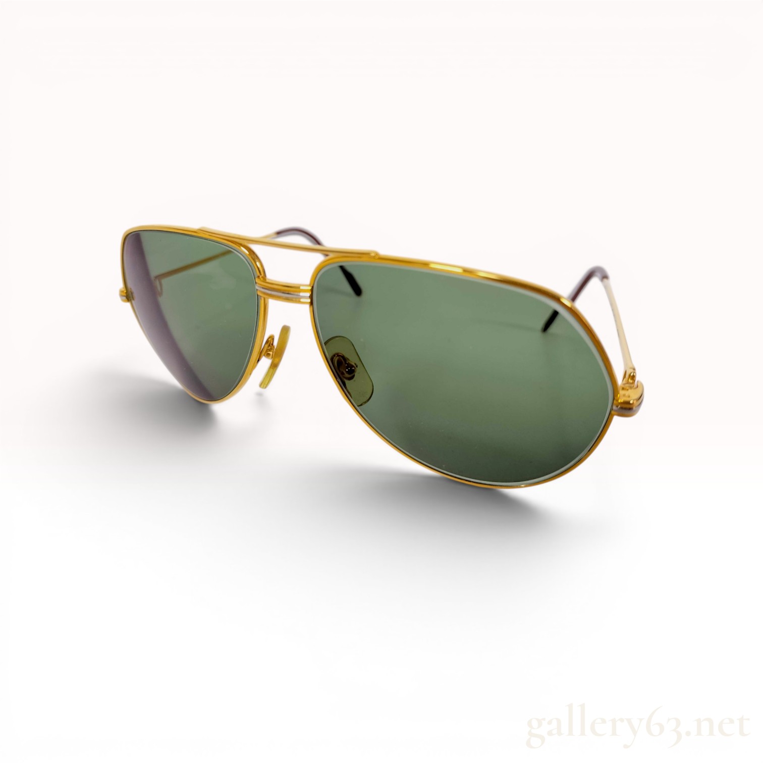 Vintage Cartier Vendome Trinity Aviator Sunglasses