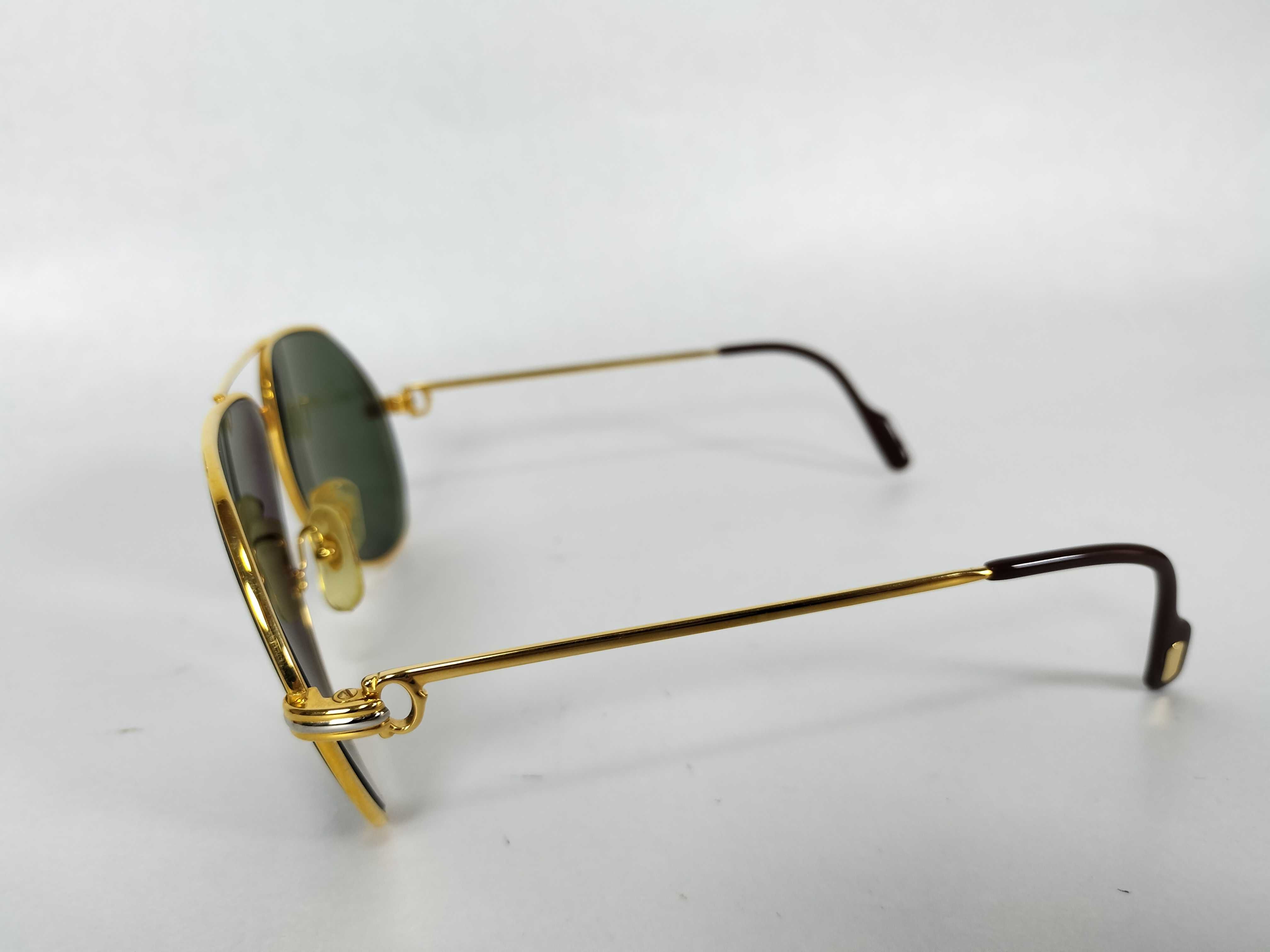Vintage Cartier Vendome Trinity Aviator Sunglasses