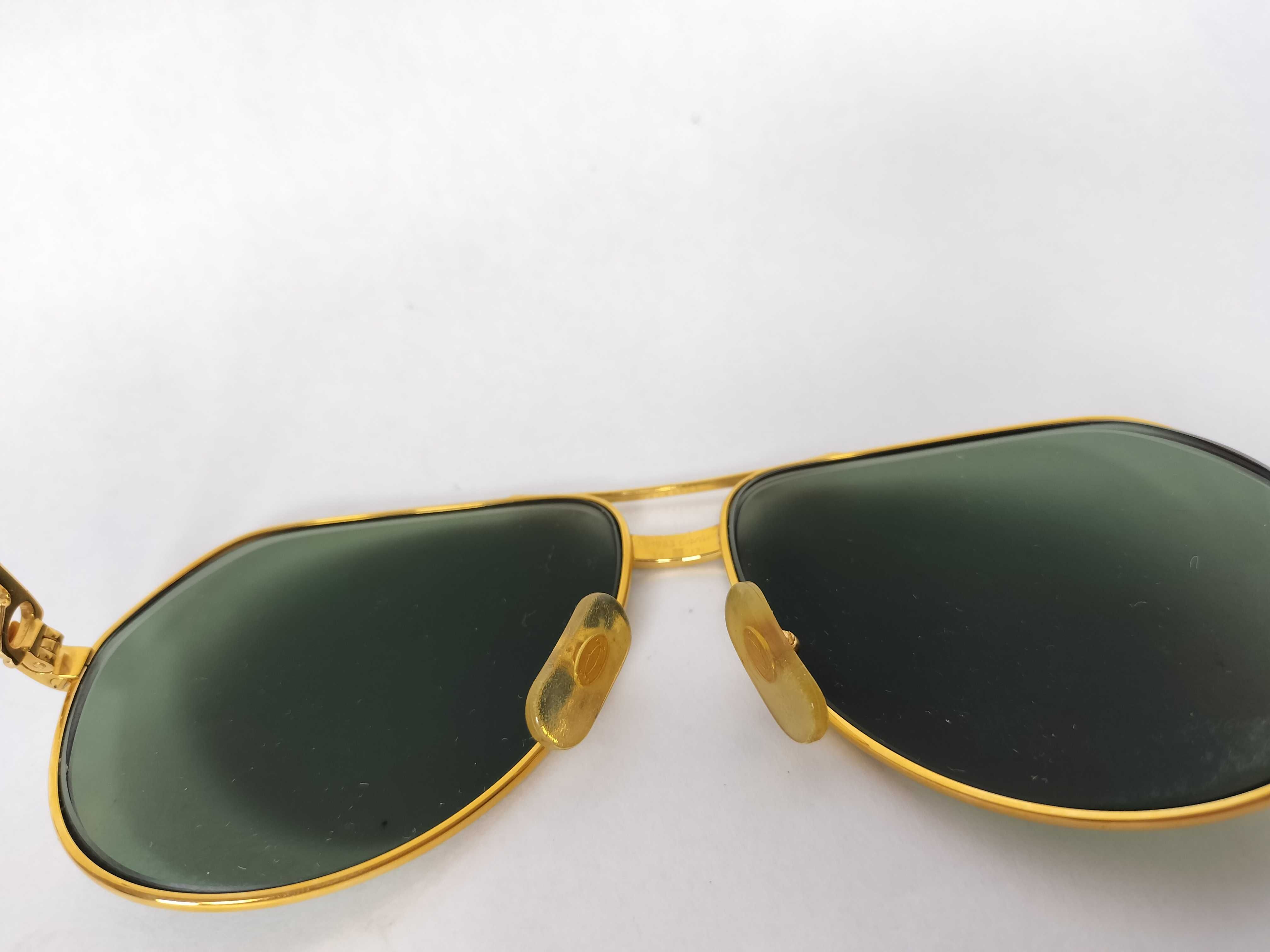 Vintage Cartier Vendome Trinity Aviator Sunglasses