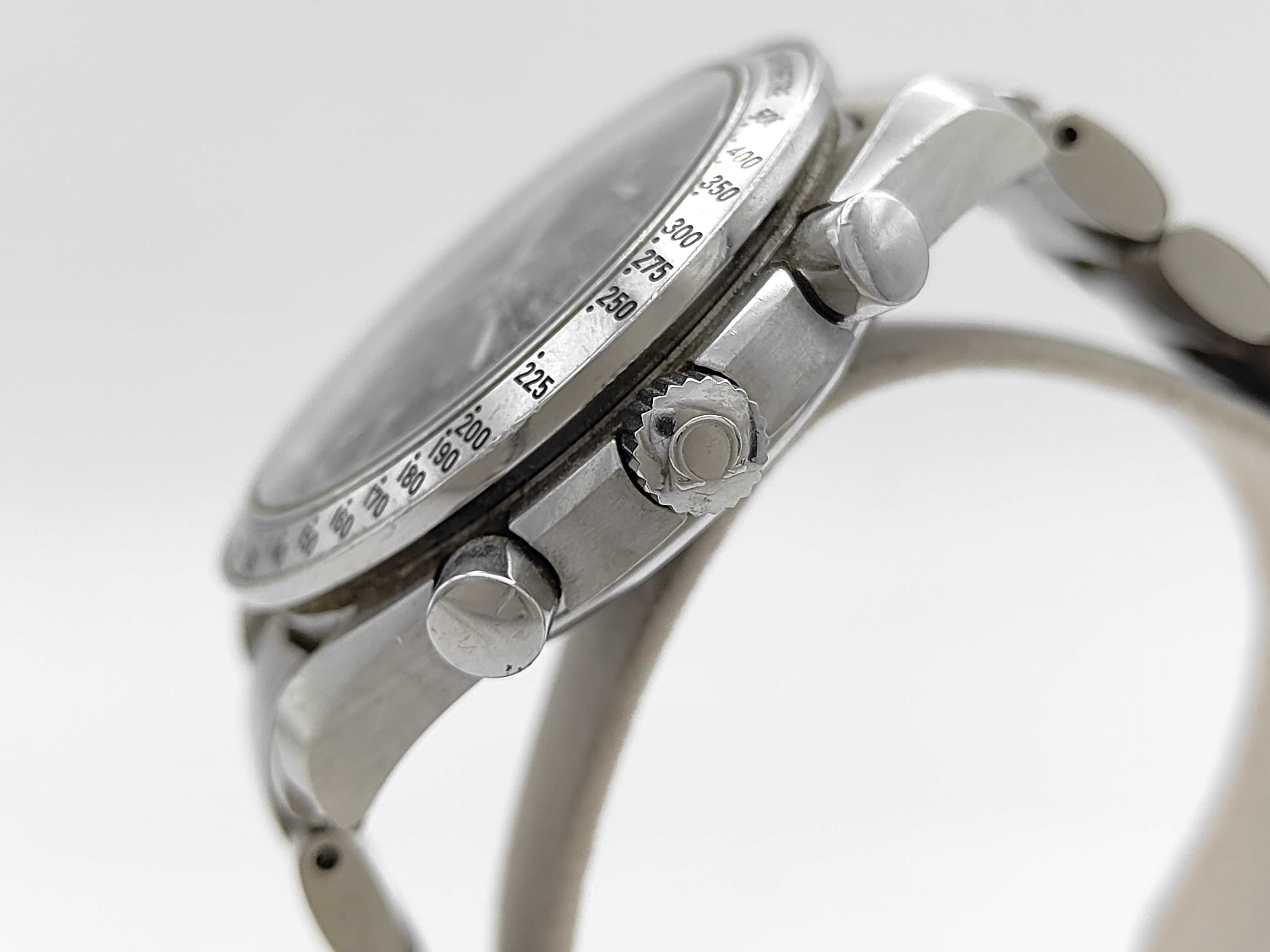 Omega Speedmaster Automatic Date Stainless Steel Chronograph Watch Ref 3513.50