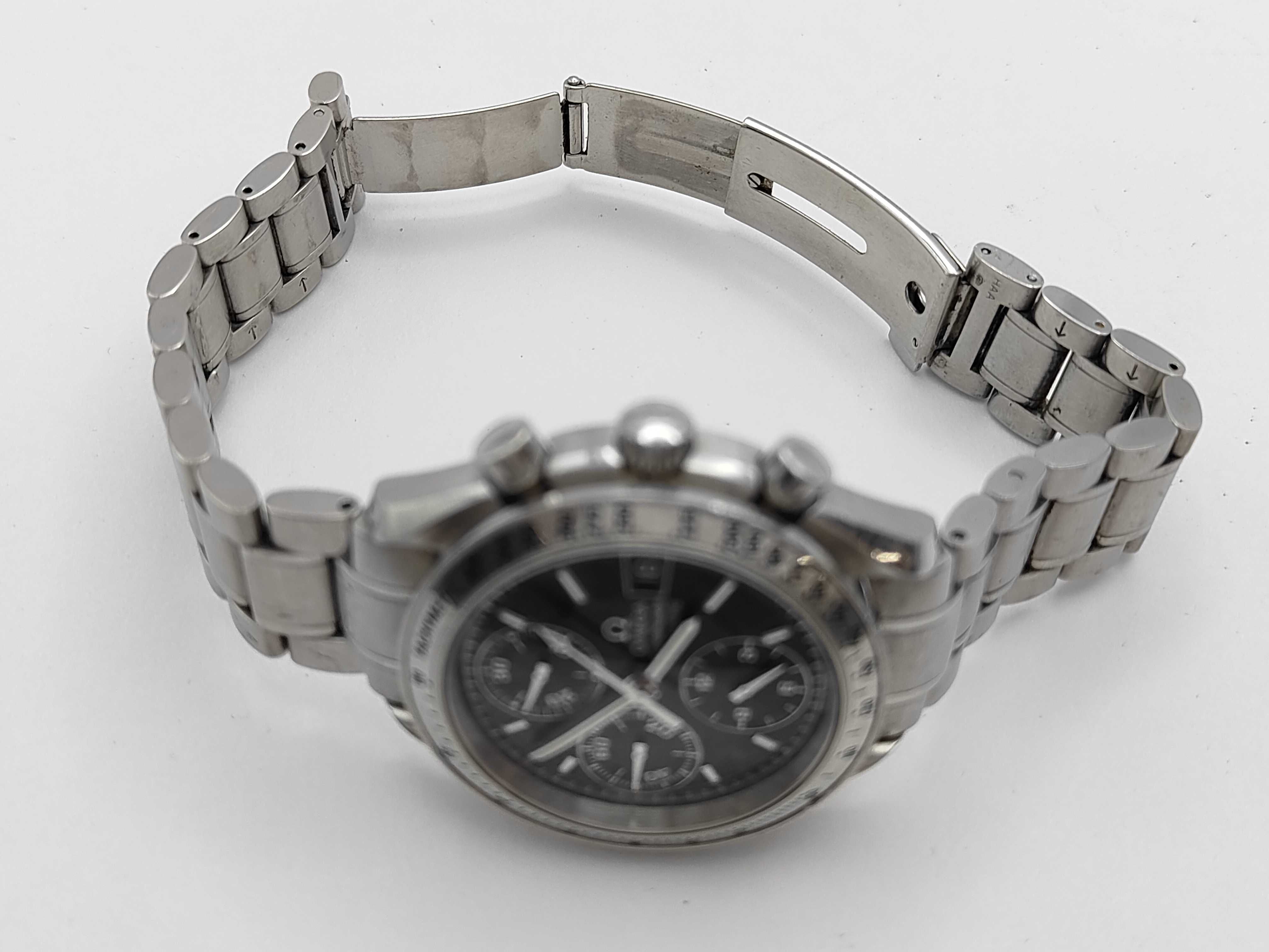 Omega Speedmaster Automatic Date Stainless Steel Chronograph Watch Ref 3513.50