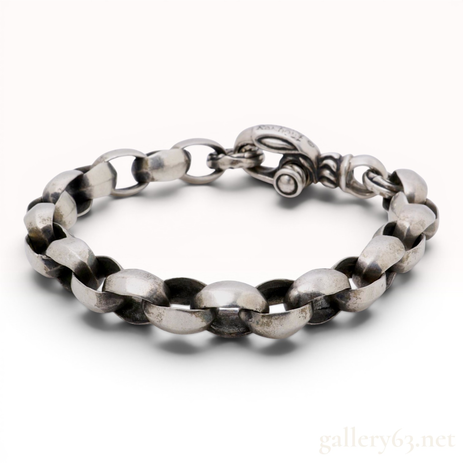 Leonard Kamhout Sterling Silver Link Bracelet