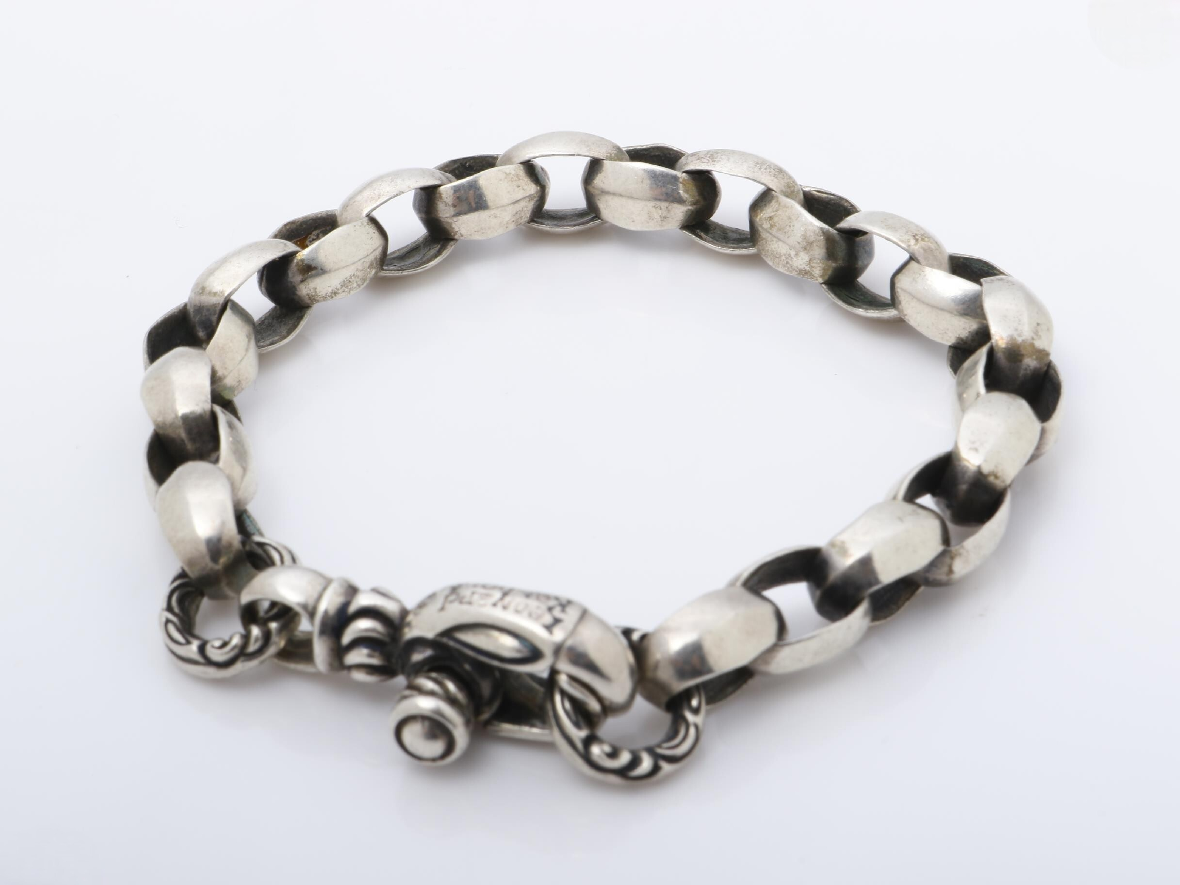 Leonard Kamhout Sterling Silver Link Bracelet