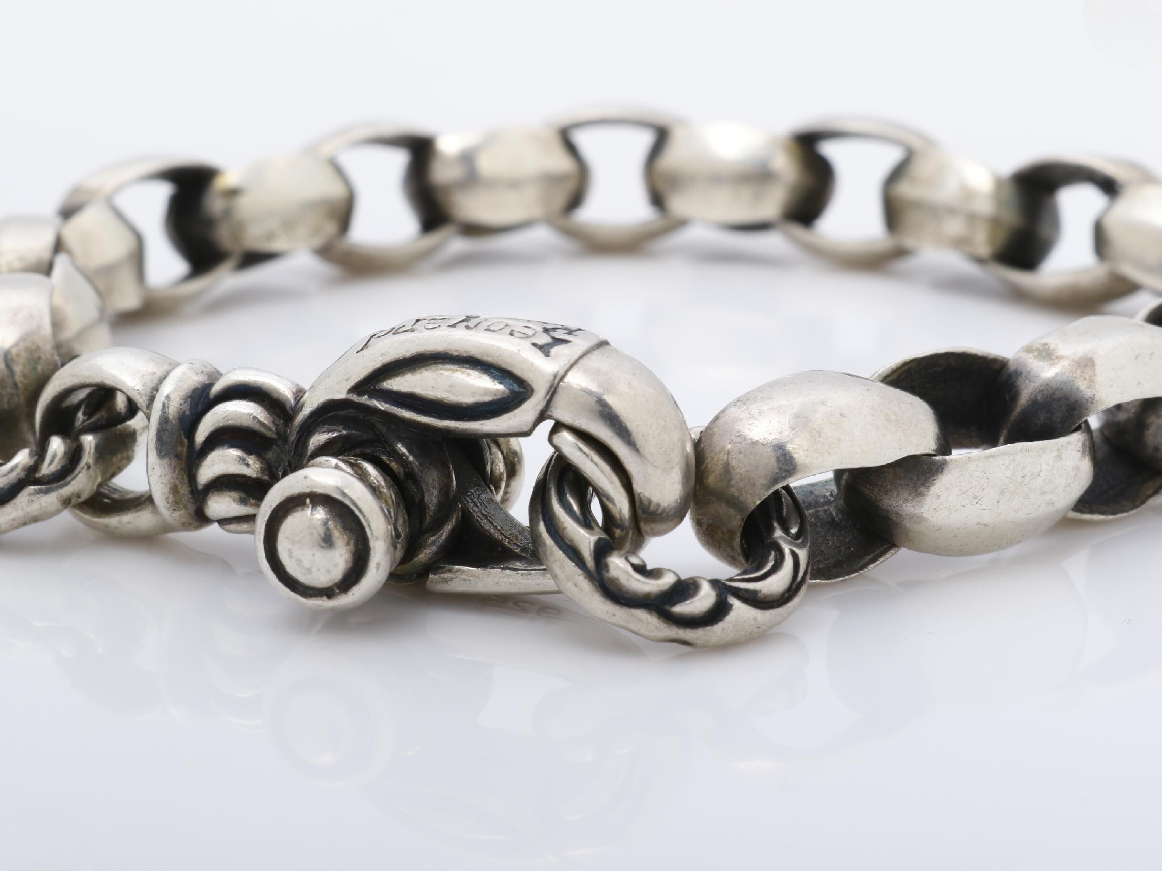 Leonard Kamhout Sterling Silver Link Bracelet