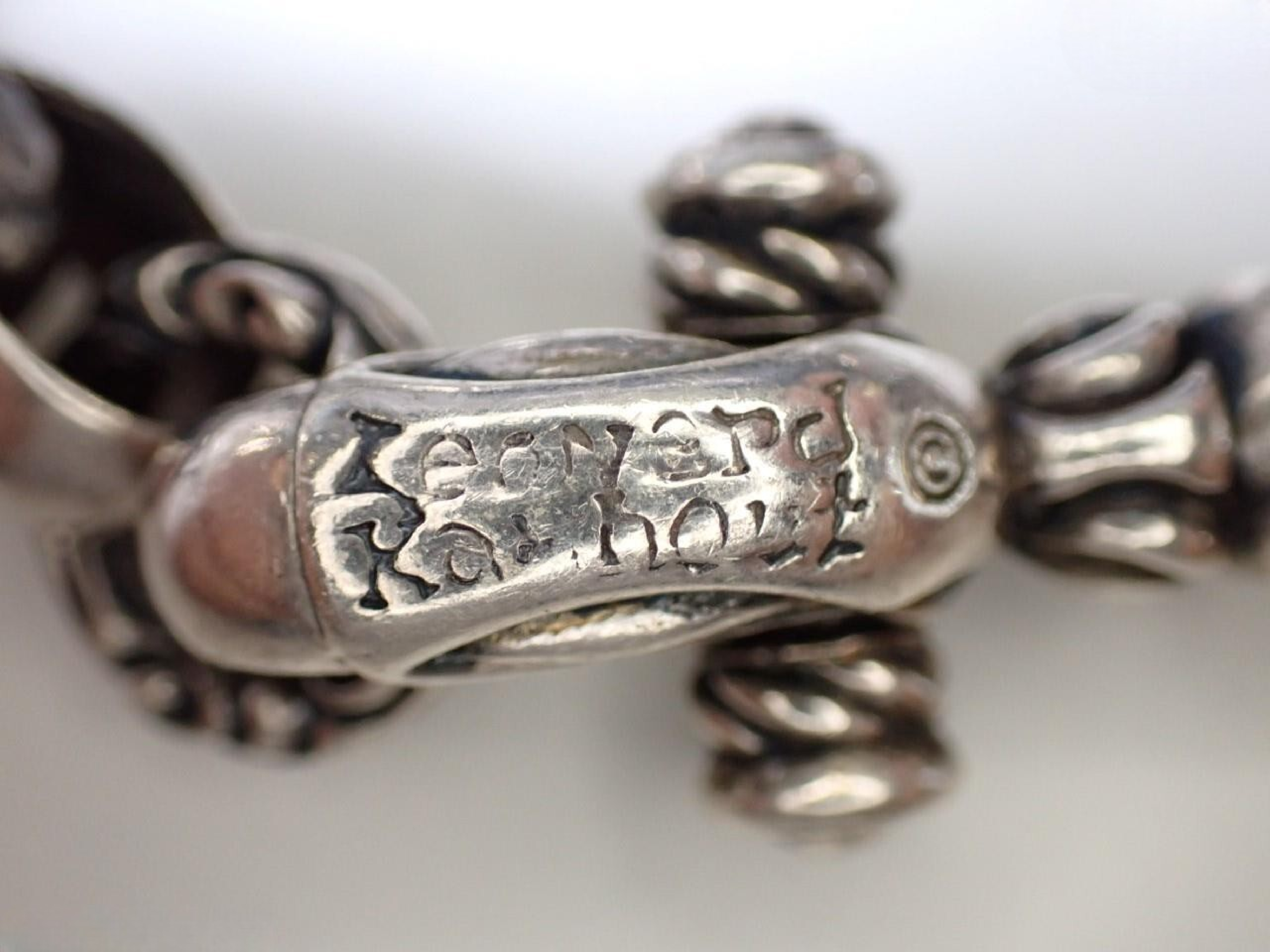 Leonard Kamhout Sterling Silver Link Bracelet