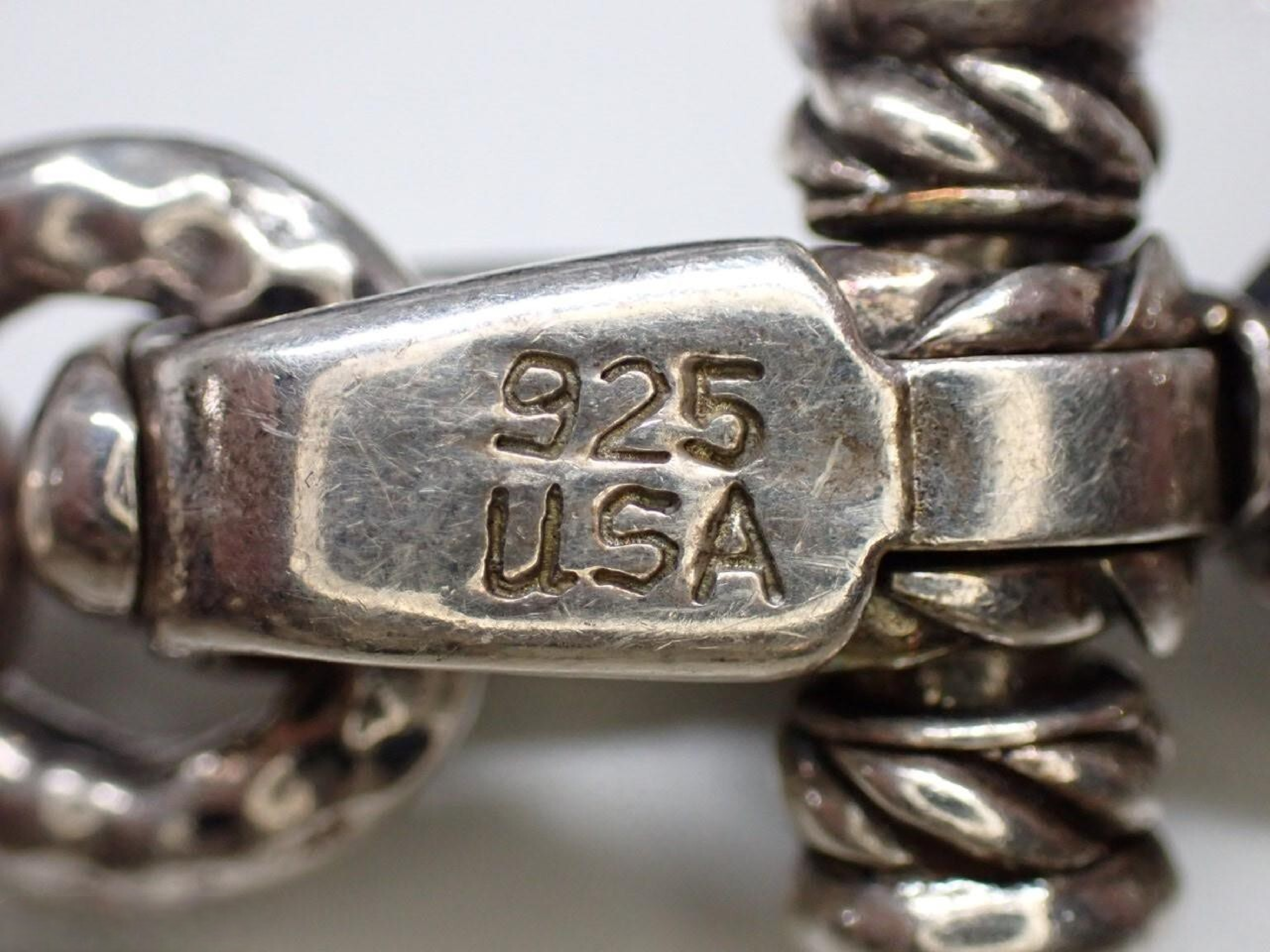 Leonard Kamhout Sterling Silver Link Bracelet