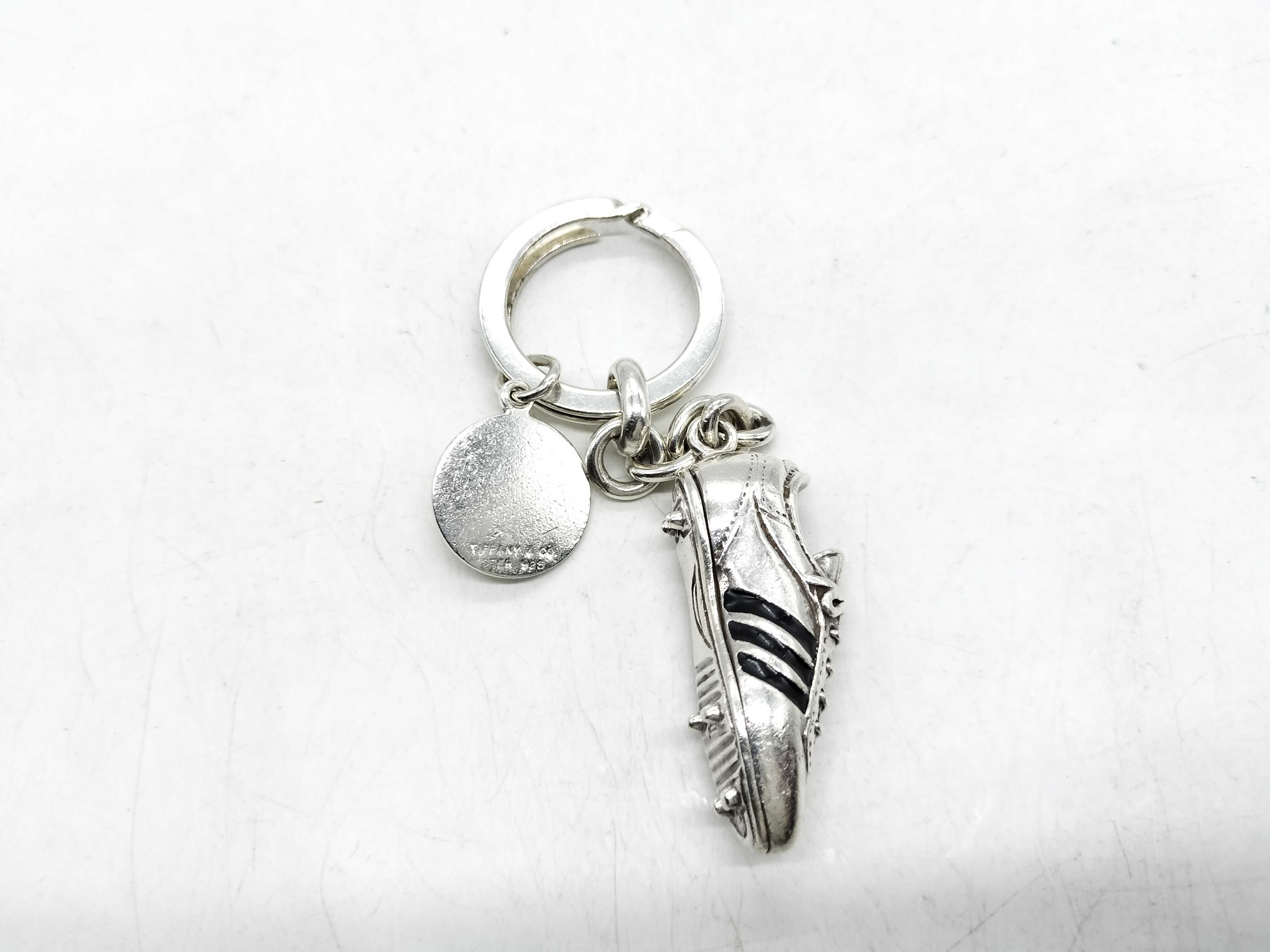 Tiffany and Co. Sterling Silver Nestle Super Soccer Shoe Keychain