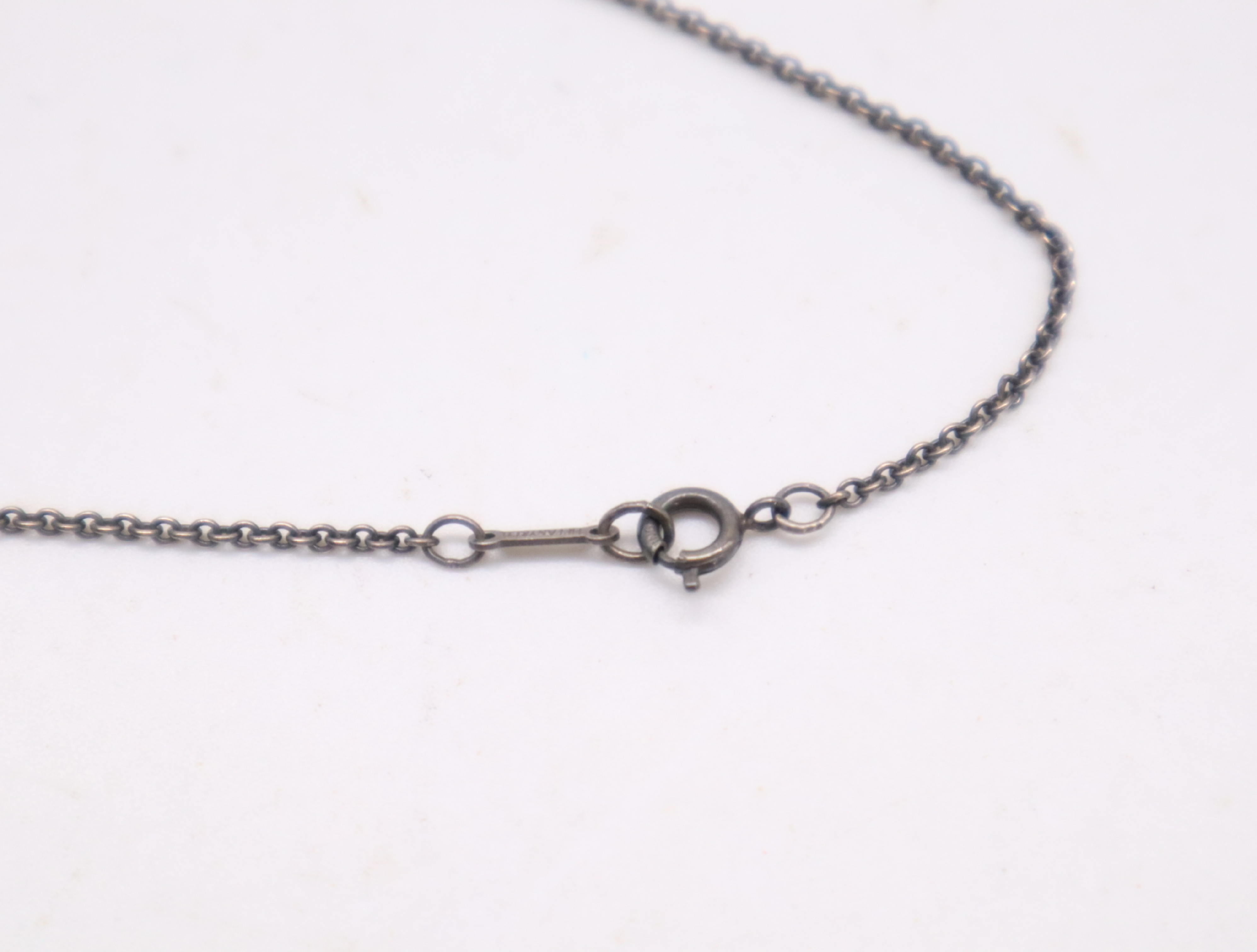 Tiffany & Co. Paloma Picasso Sterling Silver Loving Heart Necklace