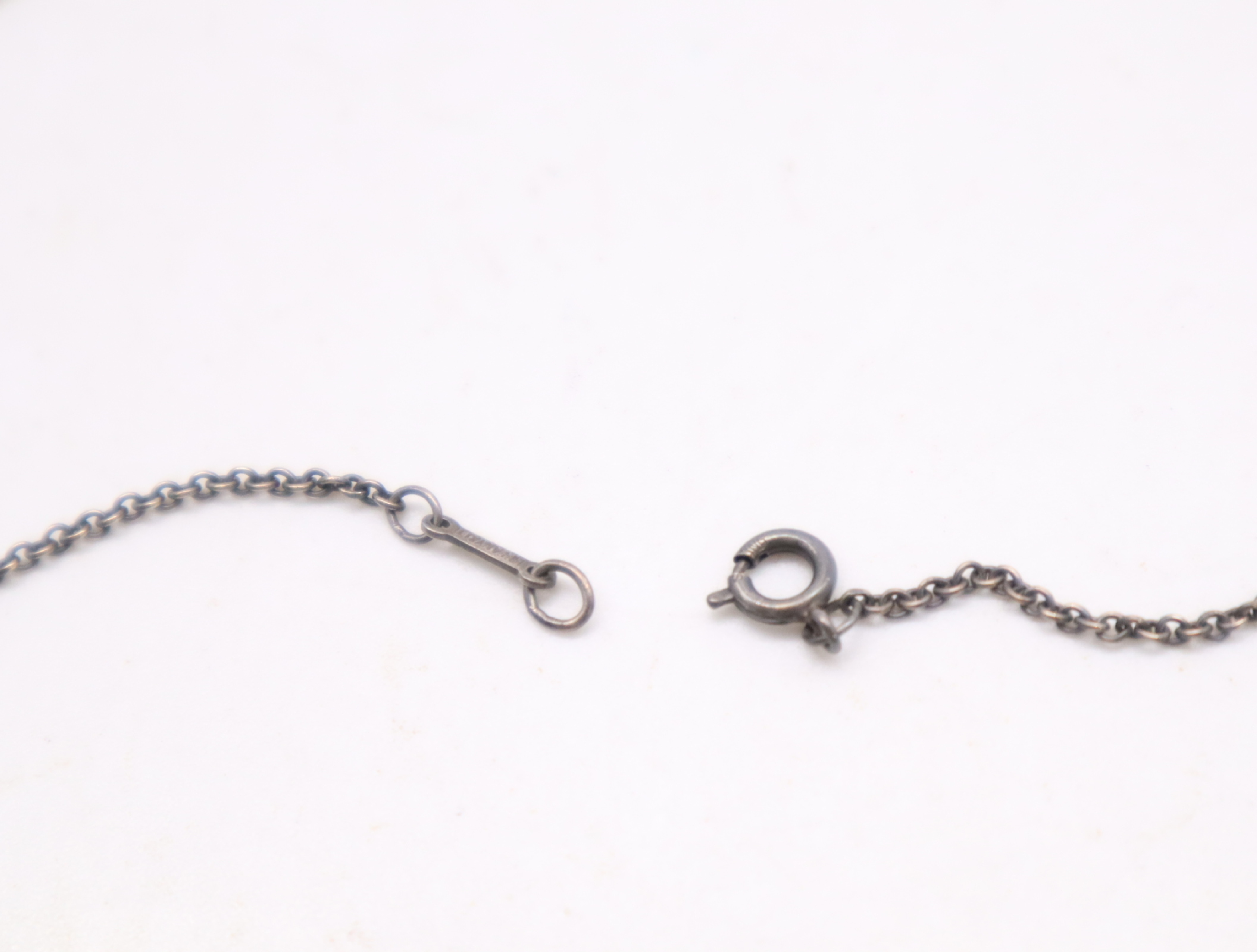 Tiffany & Co. Paloma Picasso Sterling Silver Loving Heart Necklace