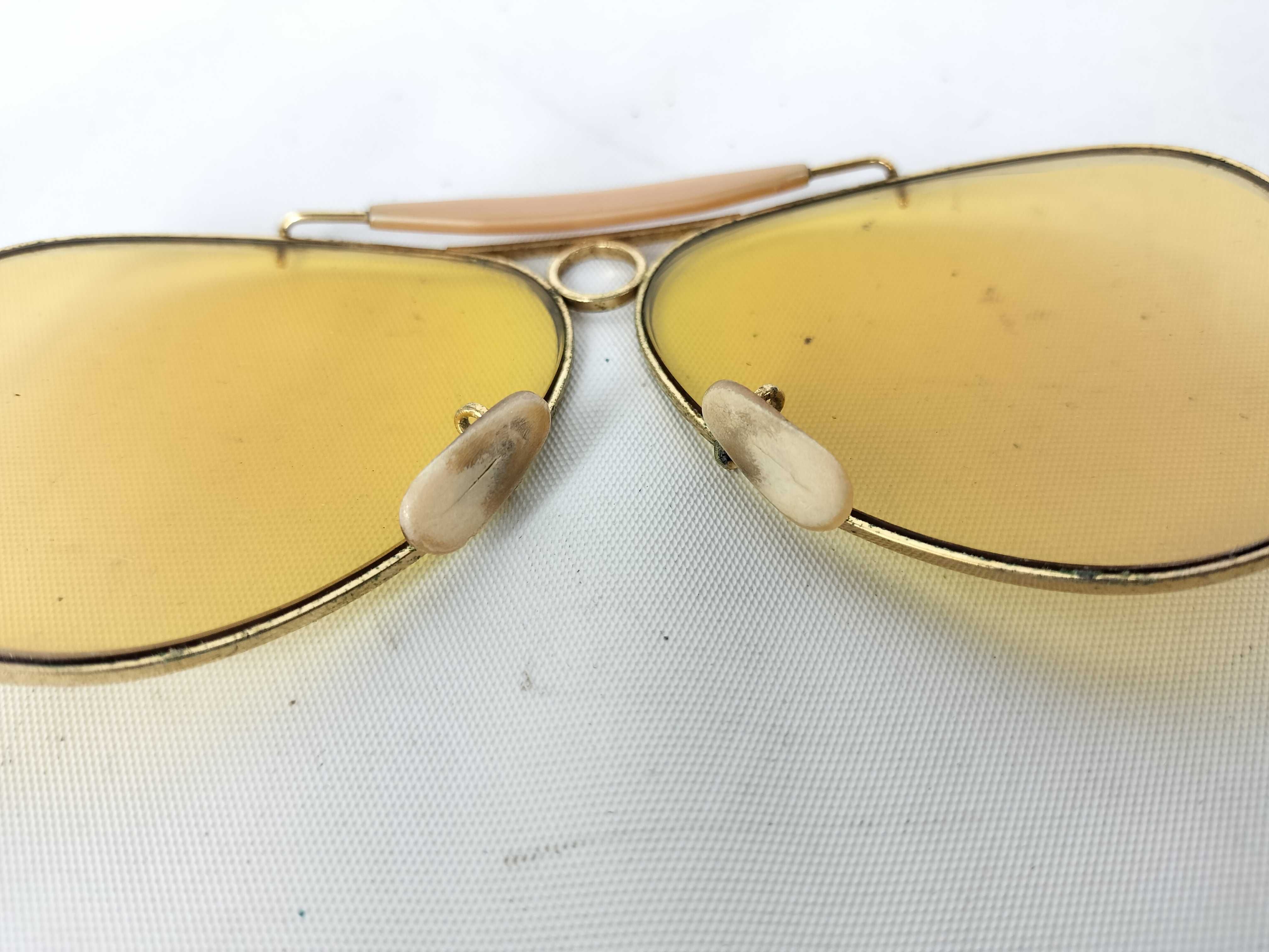 Bausch & Lomb Ray-Ban Shooter Aviator Sunglasses with Yellow Kalichrome Lenses
