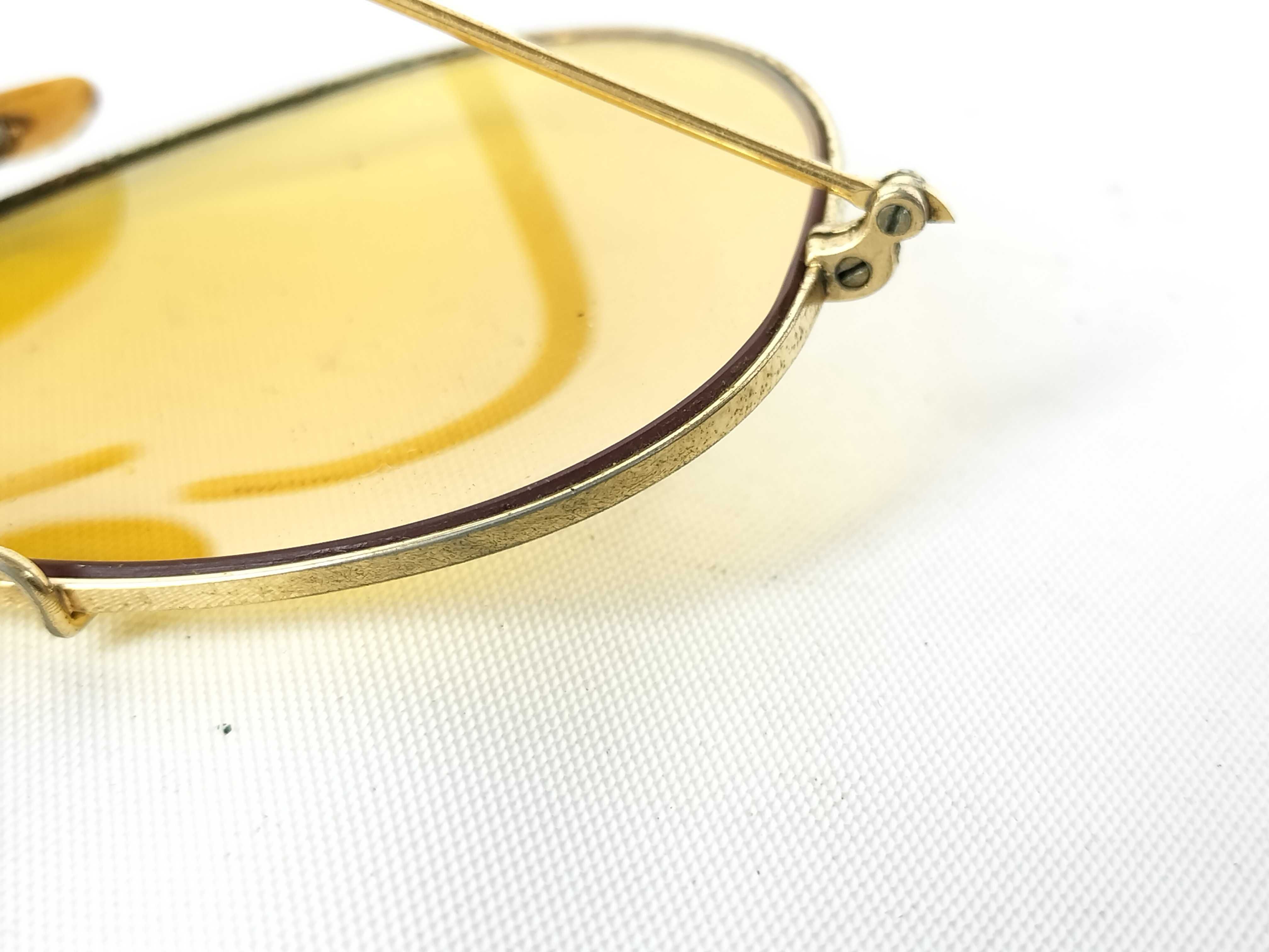 Bausch & Lomb Ray-Ban Shooter Aviator Sunglasses with Yellow Kalichrome Lenses